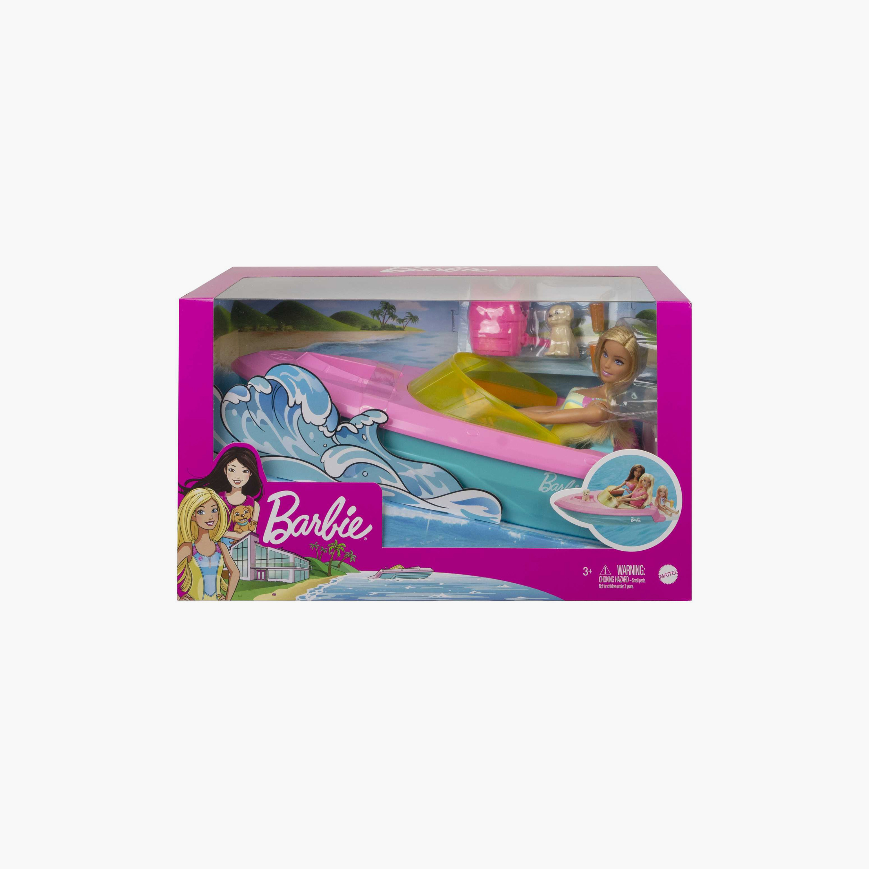 Barbie Doll & Boat Playset with Pet-toys-dollsandplaysets-dolls-image-3