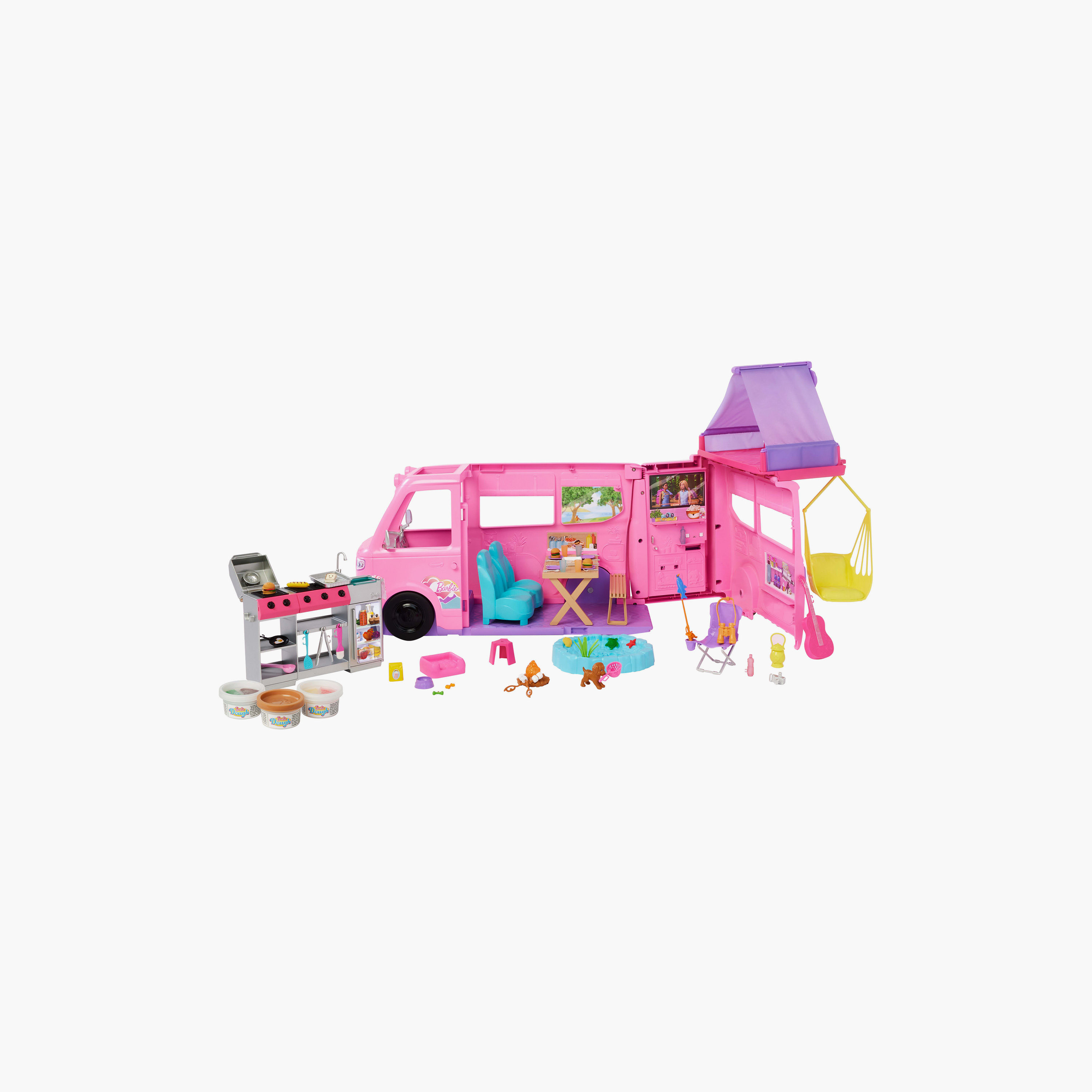 Barbie Dream Camper Doll Playset with Accessories-toys-dollsandplaysets-dollplaysets-image-1
