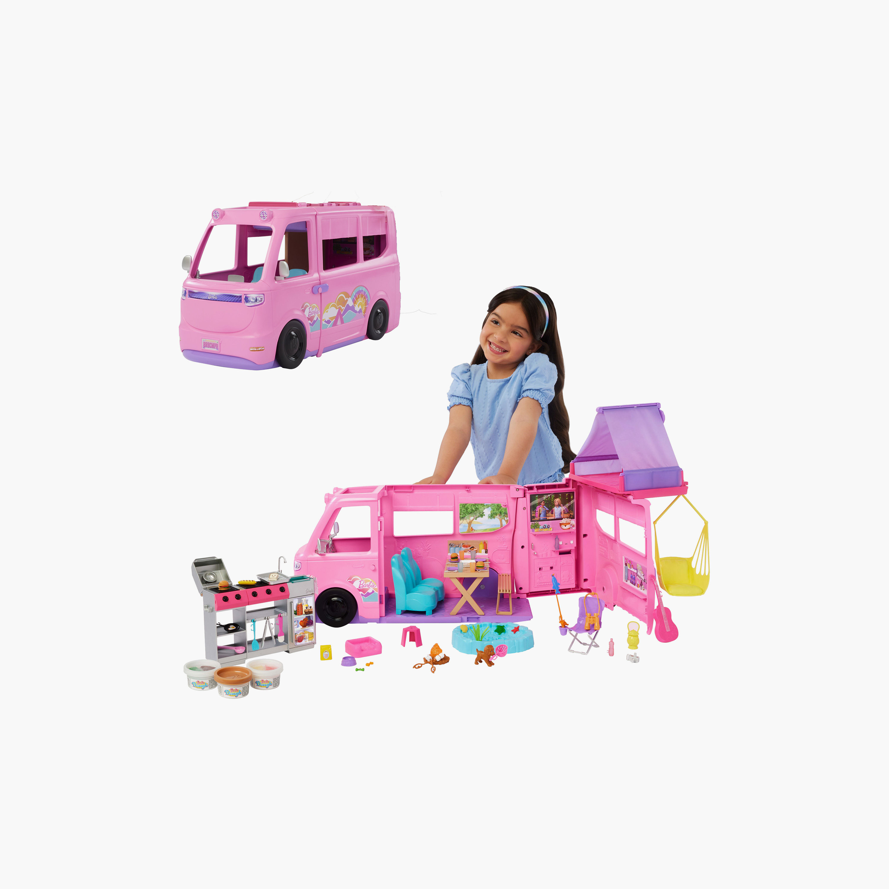 Barbie Dream Camper Doll Playset with Accessories-toys-dollsandplaysets-dollplaysets-image-2