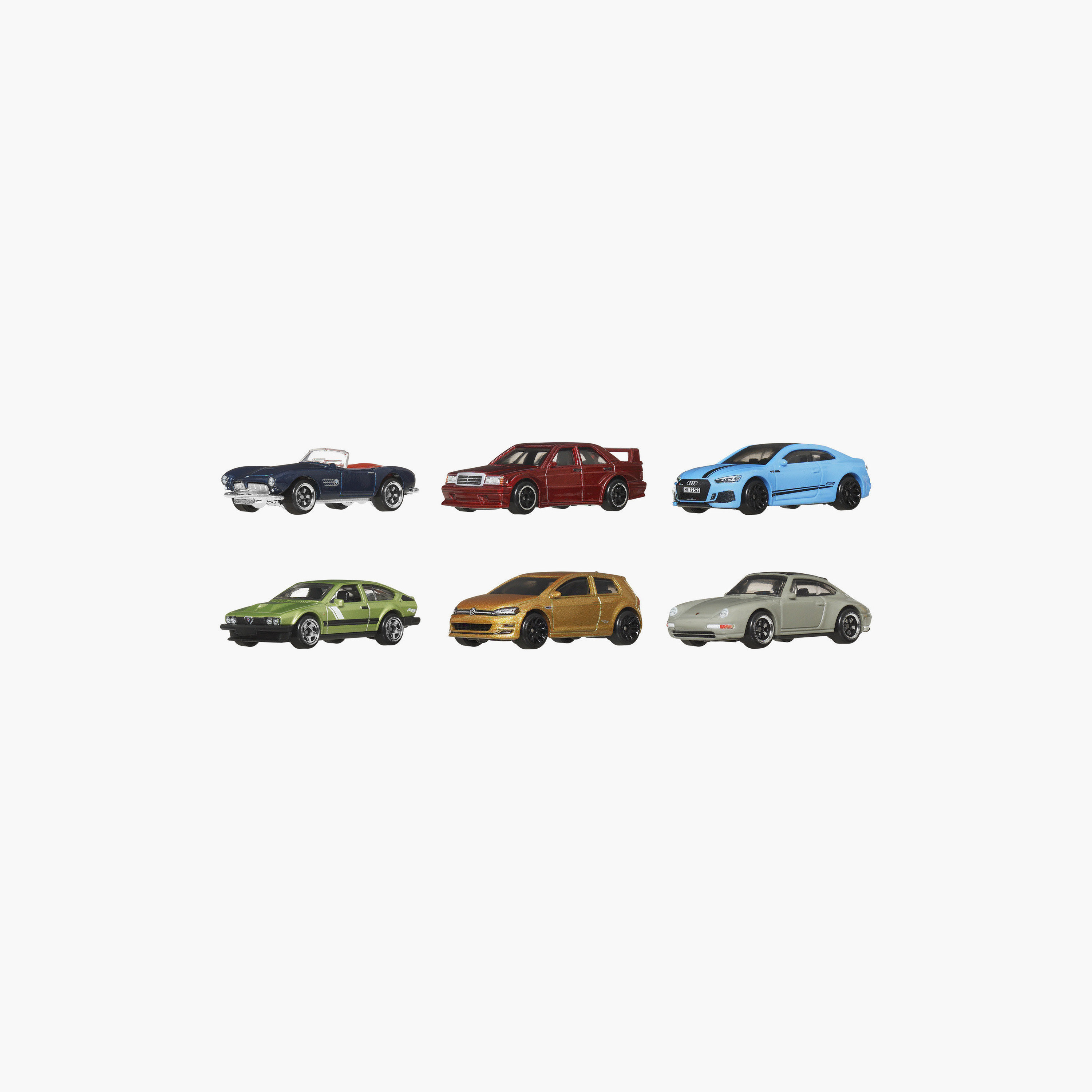 Hot Wheels 6-Piece Silver Themed Euro Style Die Cast Toy Cars-toys-playvehicles-diecastcars-image-3