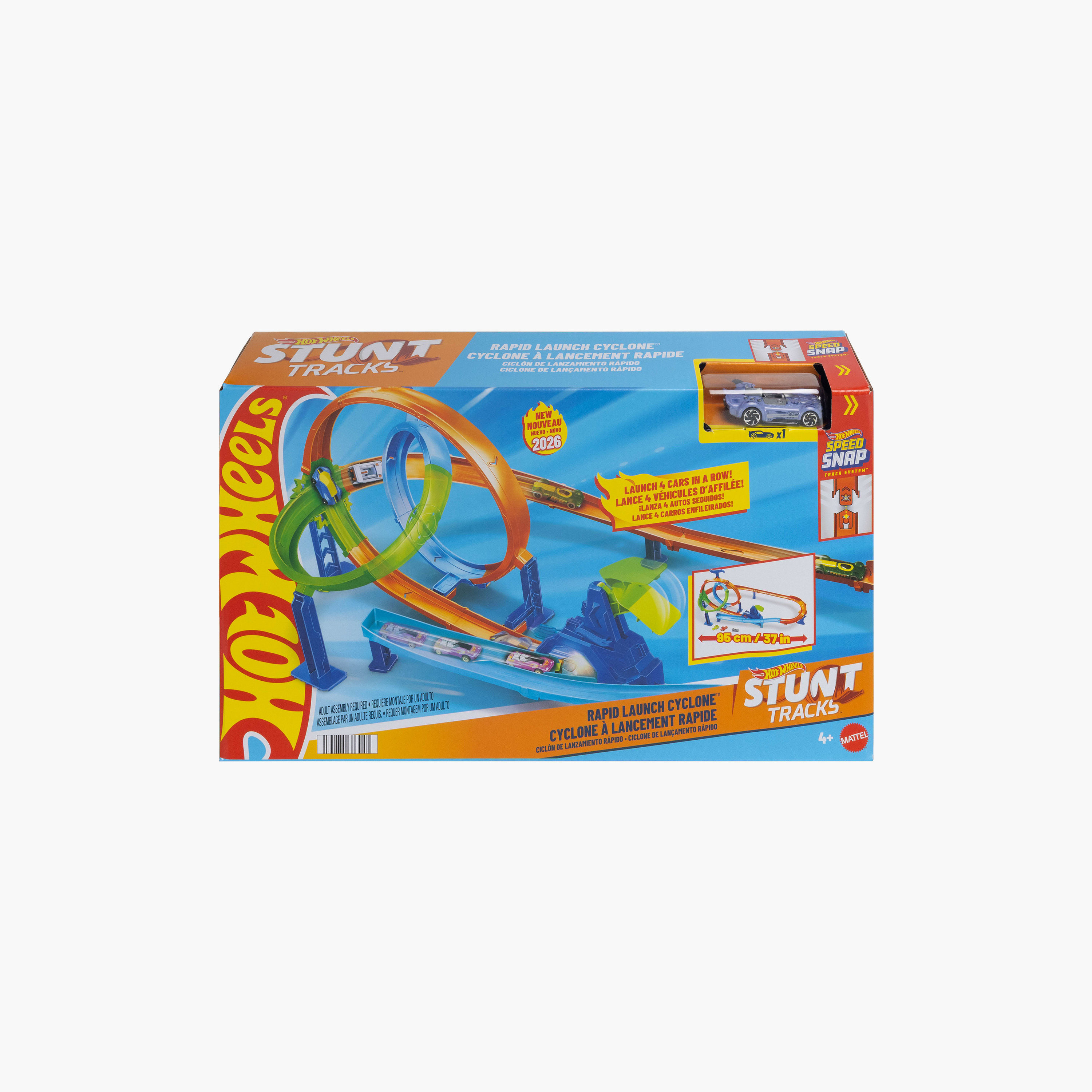 Hot Wheels Rapid Launch Cyclone Track Set with Car-toys-playvehicles-racetracks-image-7