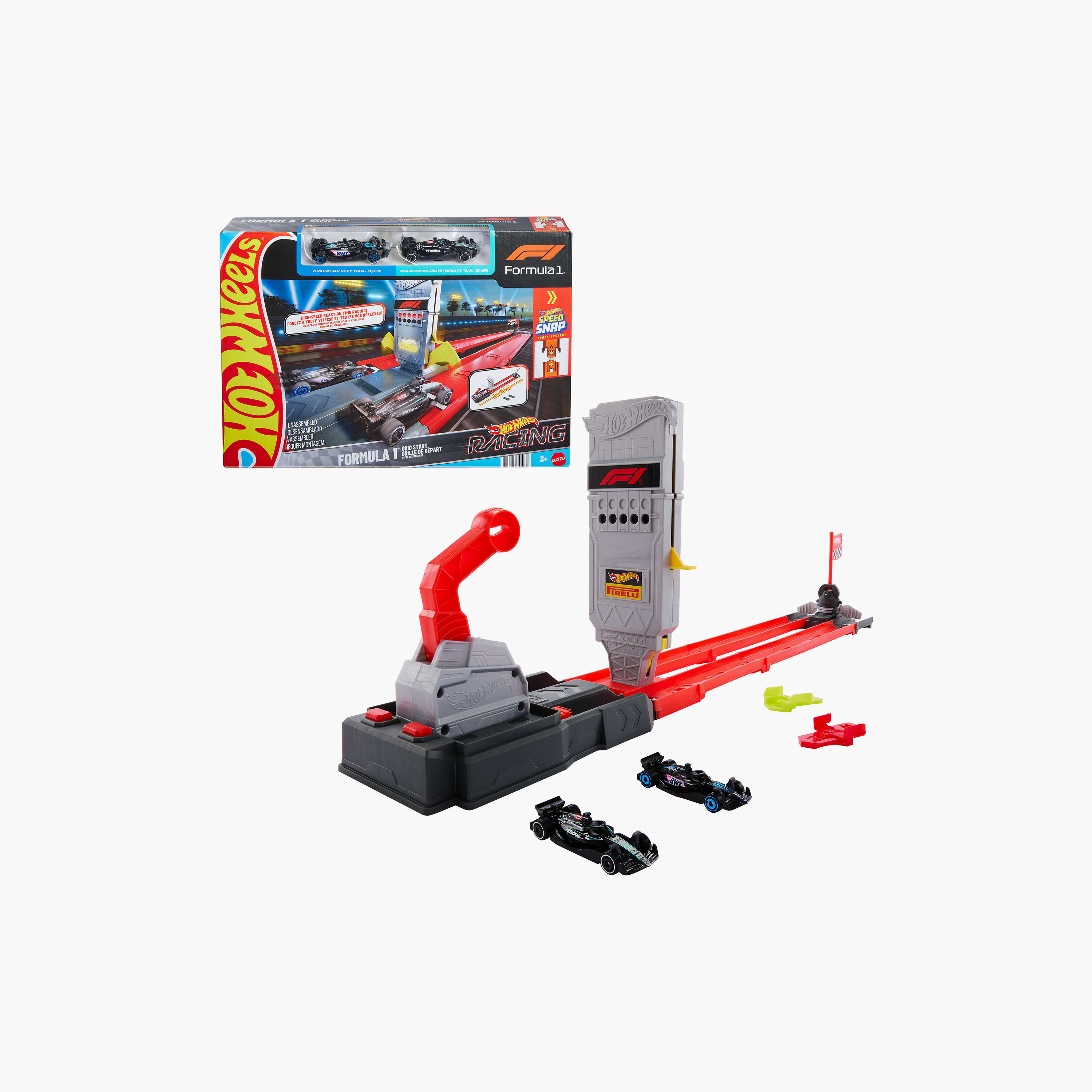 Hot Wheels F1 Grid Start Track Set with Vehicles-toys-playvehicles-racetracks-image-2