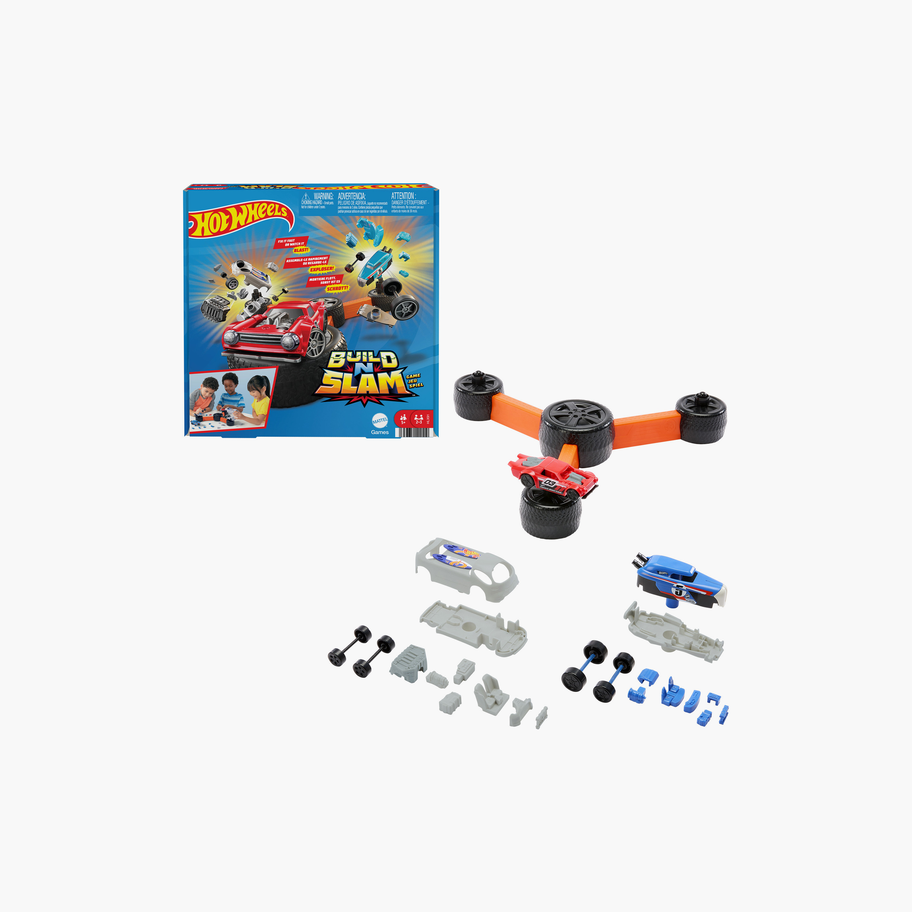 Hot Wheels Build & Slam Vehicle Playset-toys-playvehicles-vehicleplaysets-image-2