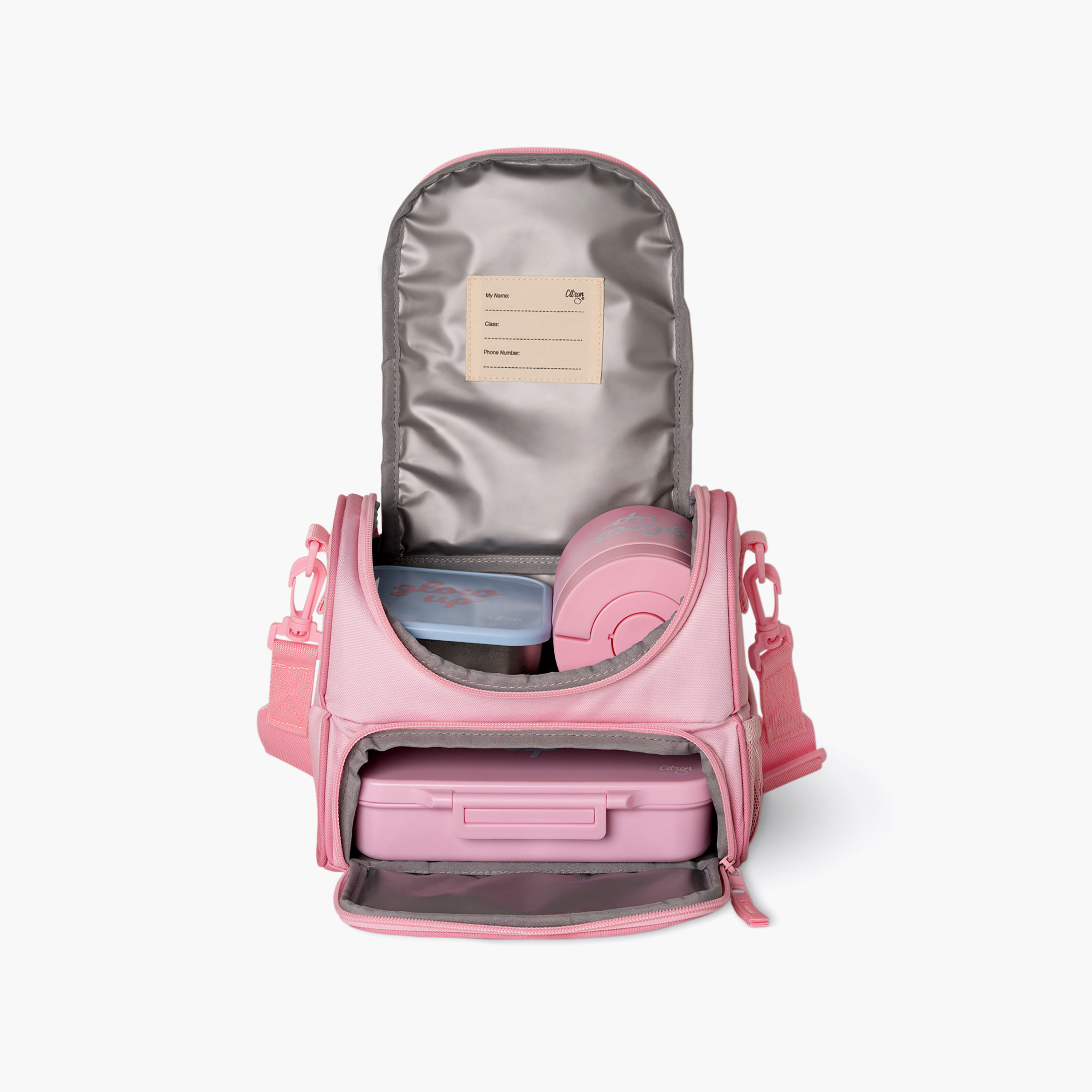 Citron-Lunch Bag-Glow Up-2 Cmprt-school-lunchessentials-lunchbags-image-4