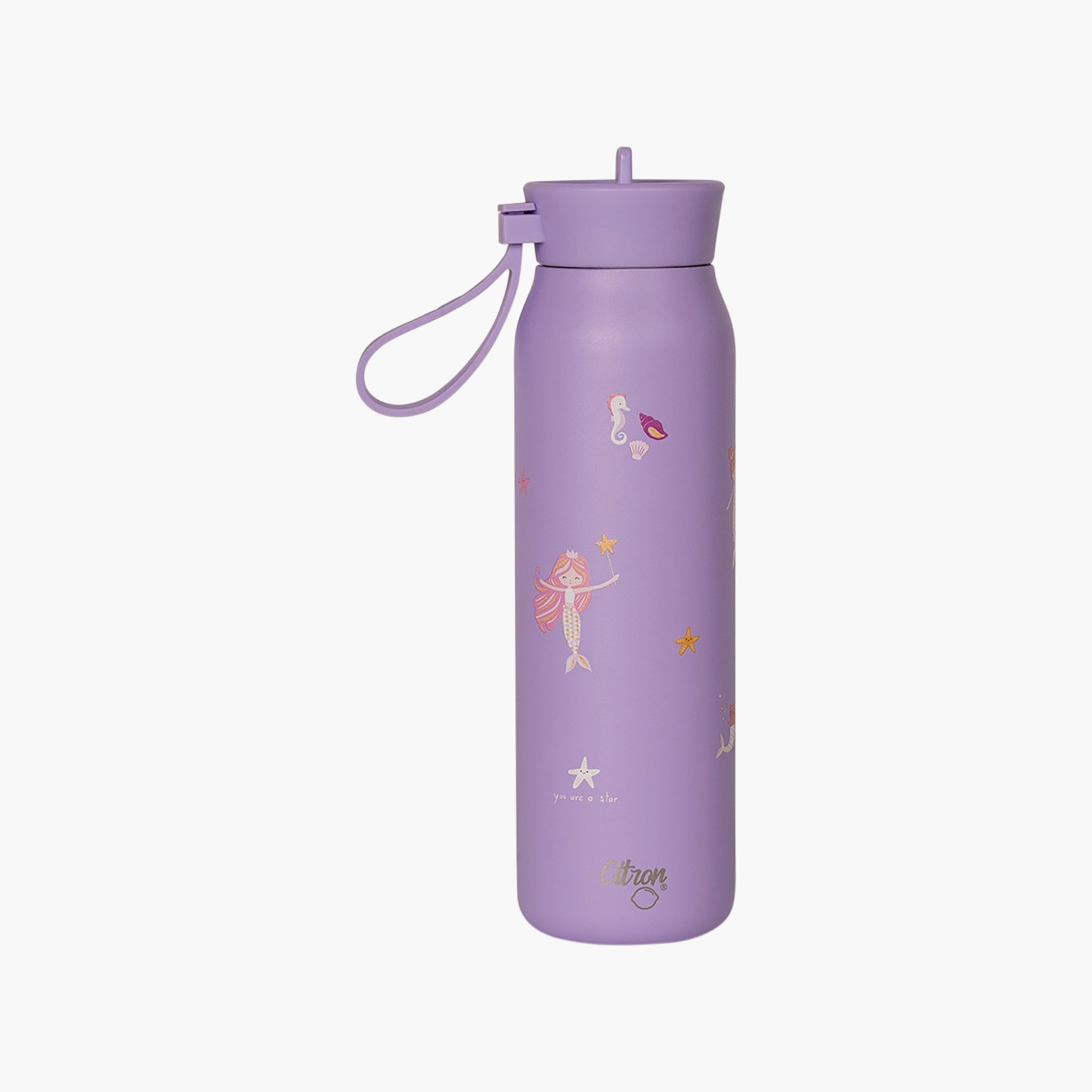Citron-Water Bottle-Mermaid-350Ml-school-waterbottles-image-1