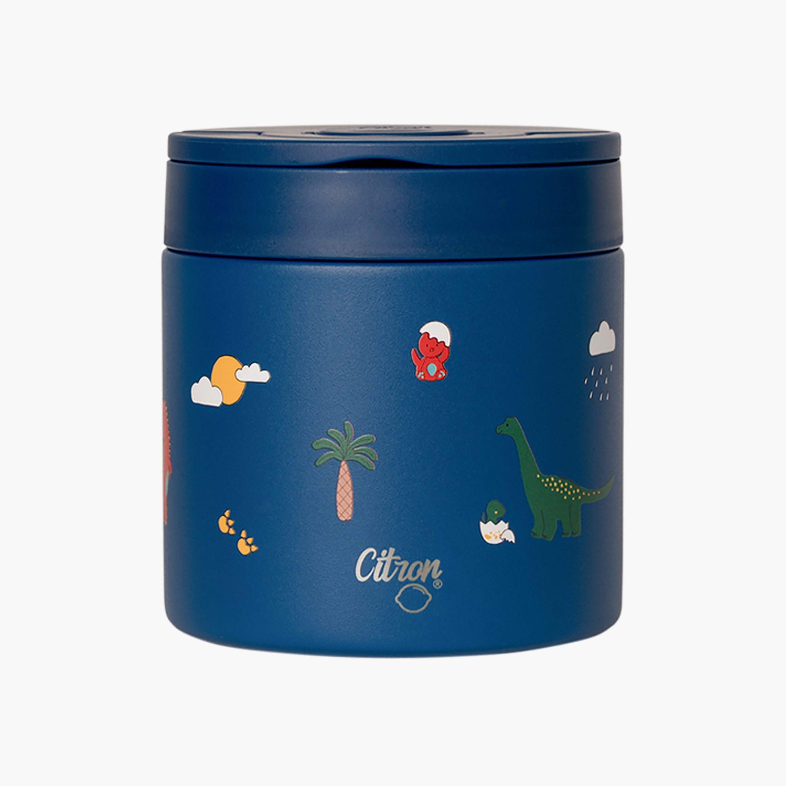 Citron-Thermal Food Jar-Dino-350Ml-school-lunchessentials-lunchboxes-image-1