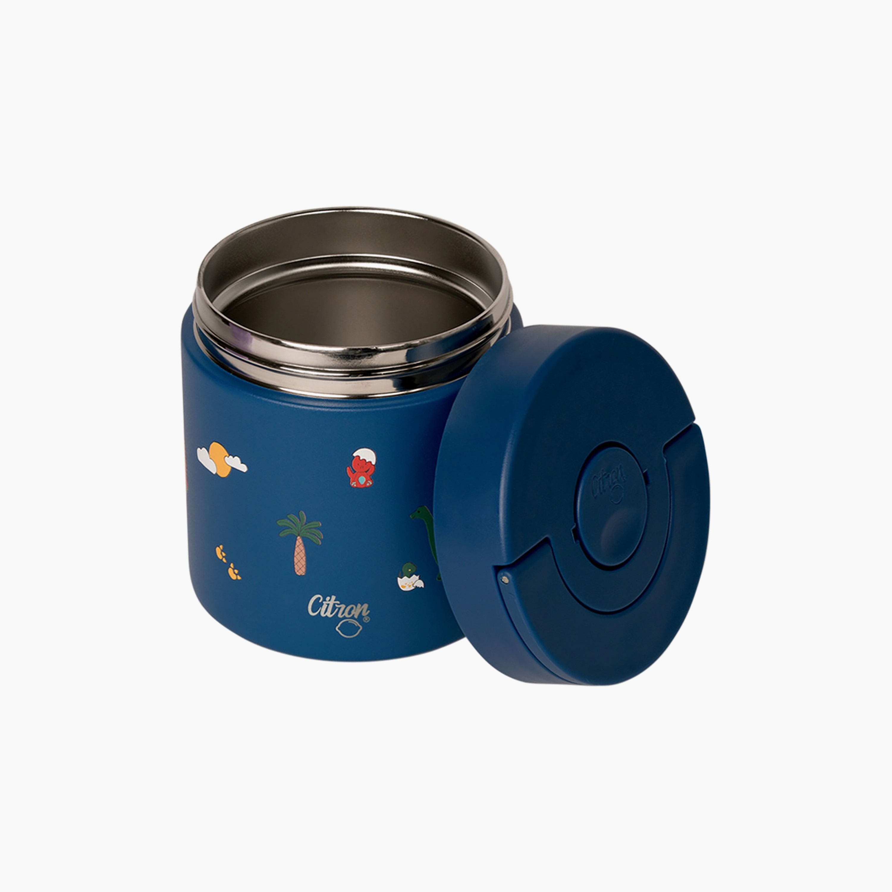 Citron-Thermal Food Jar-Dino-350Ml-school-lunchessentials-lunchboxes-image-3