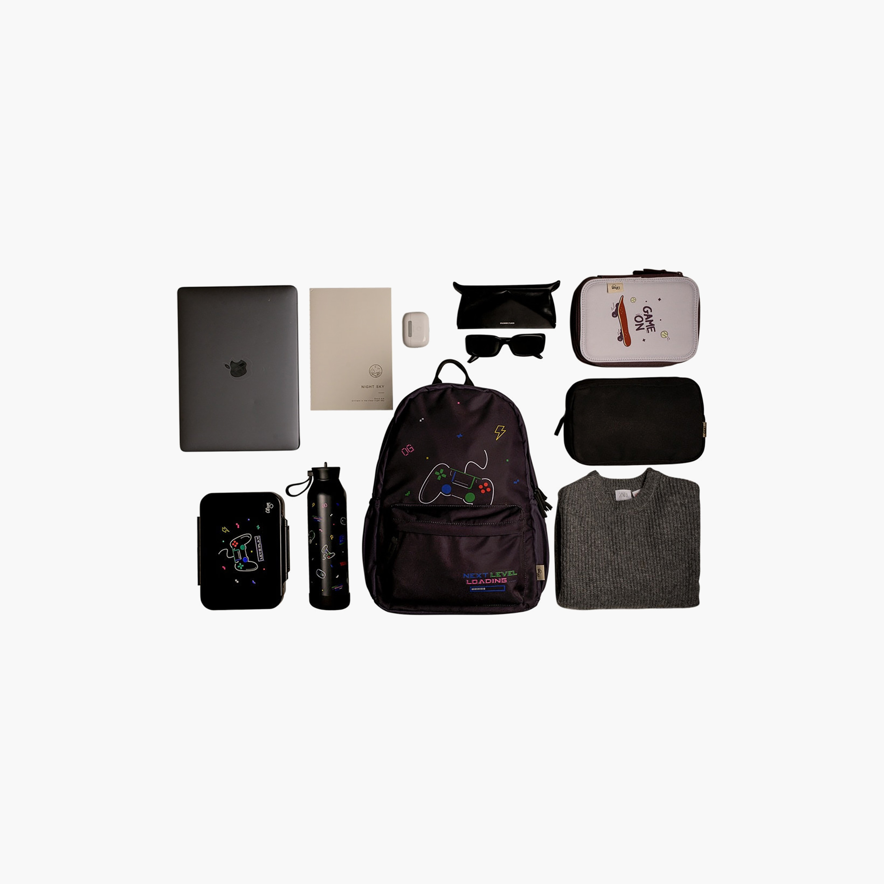 Citron Backpack-Gaming-2 Cmprt- (Rpet) Black - 29X40X15-school-bagsandbackpacks-backpacks-image-4