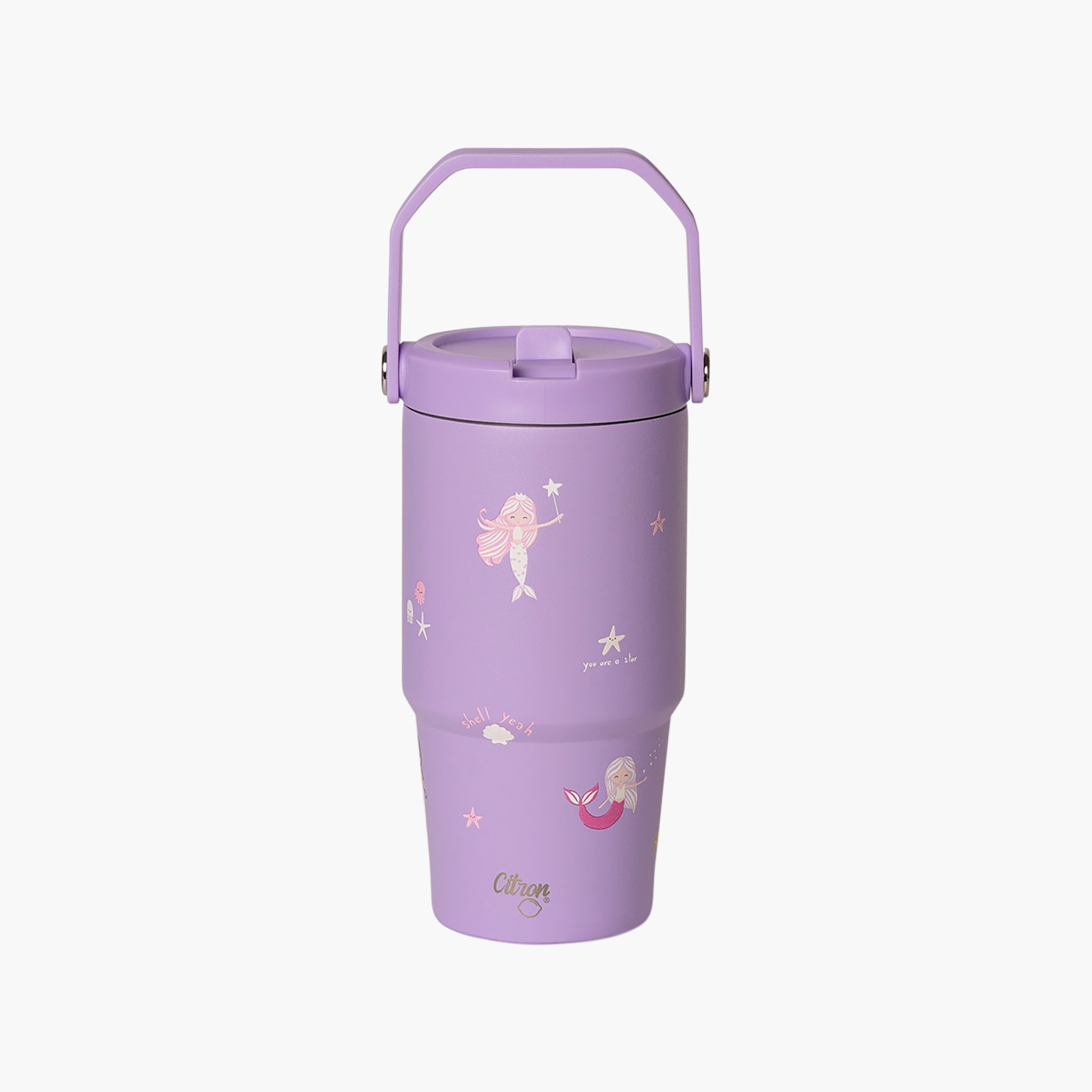 Citron-Insulated Tumbler-Mermaid-600Ml-school-waterbottles-image-1
