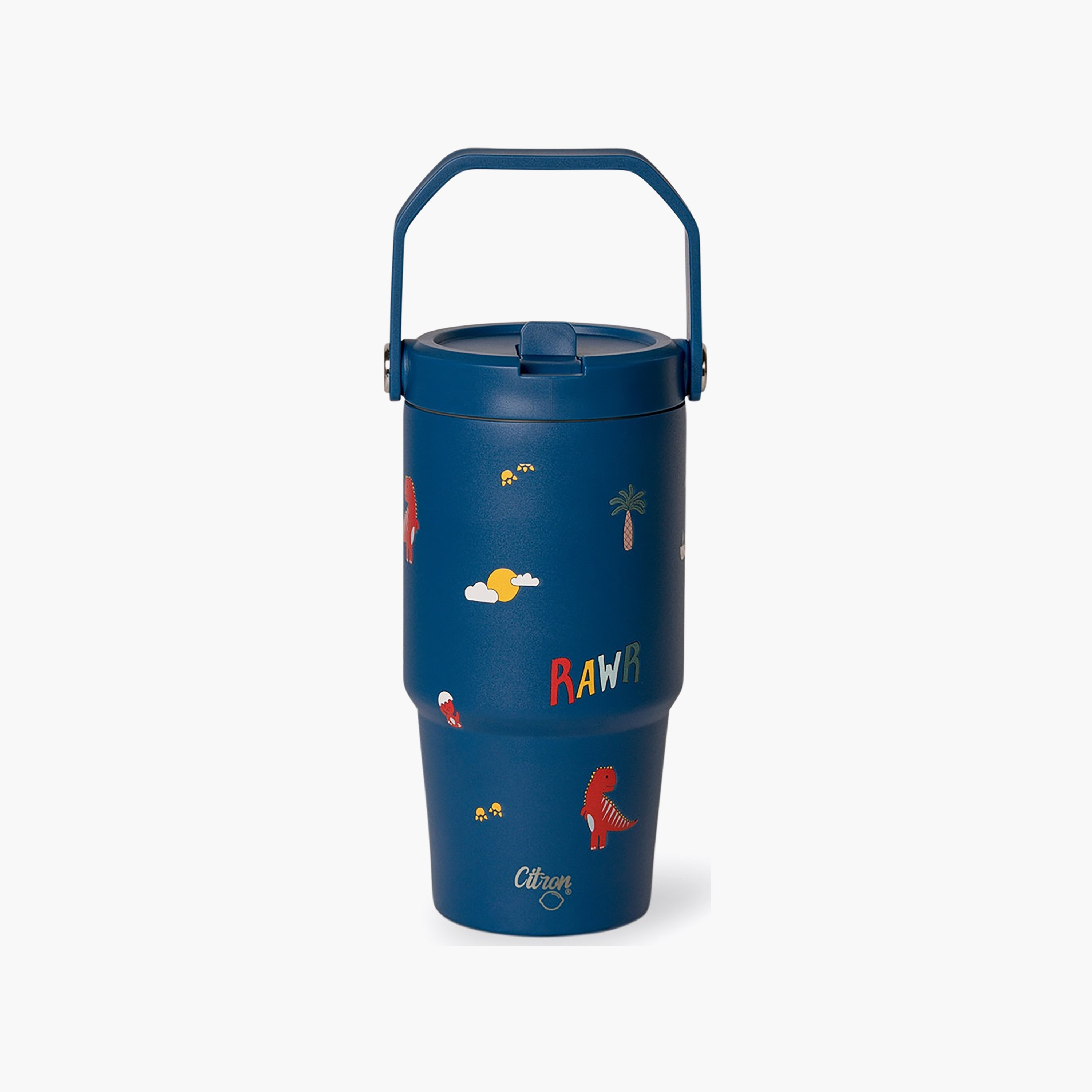 Citron-Insulated Tumbler-Dino-600Ml-school-waterbottles-image-1