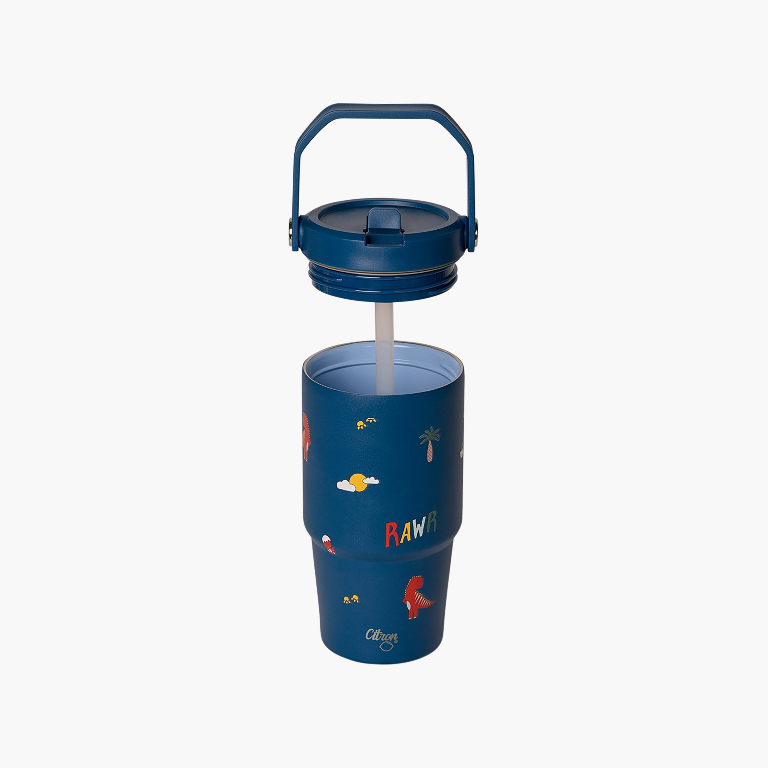 Citron-Insulated Tumbler-Dino-600Ml-school-waterbottles-image-3