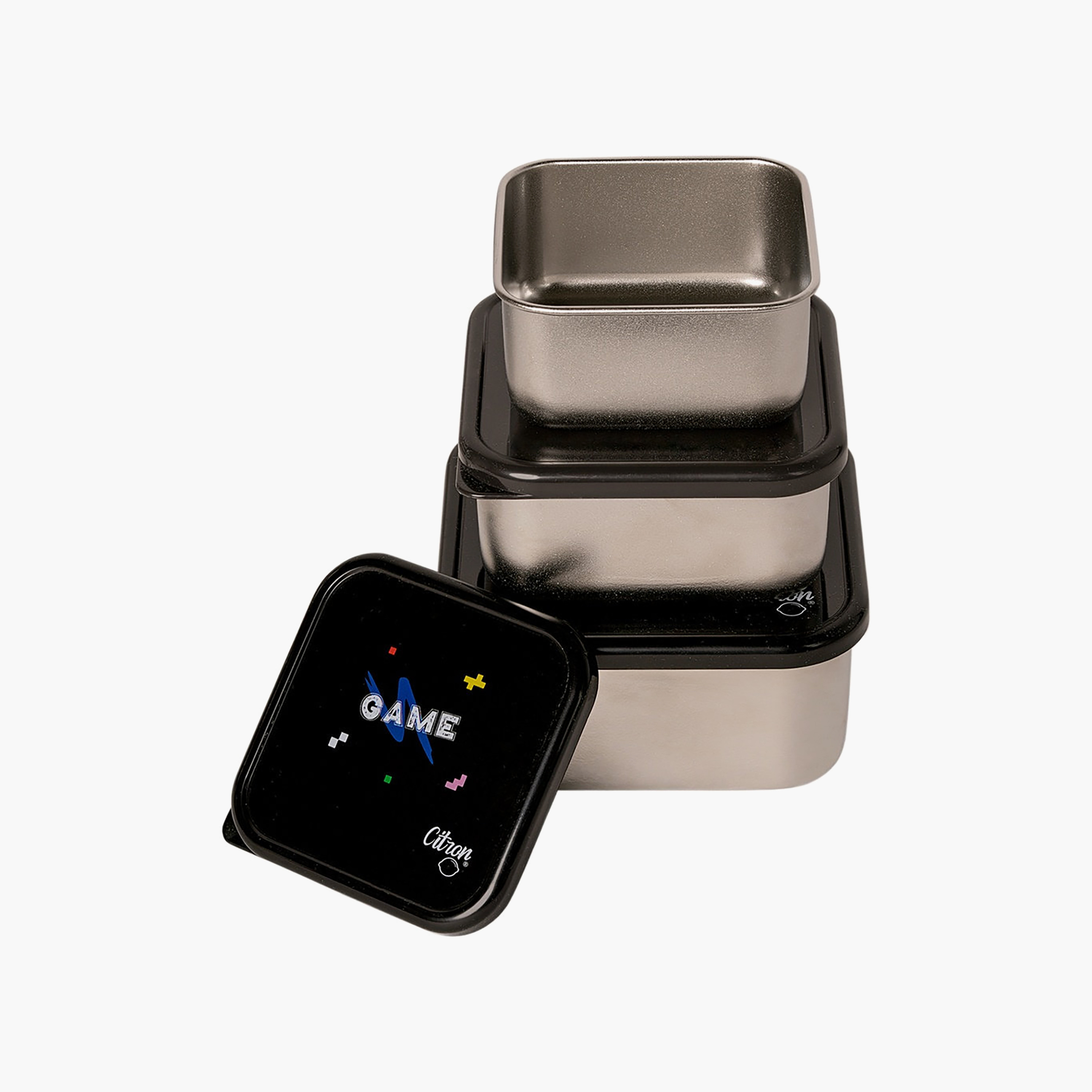 صندوق غداء بينتو سيترون - طقم من 3 قطع 1200 مل تصميم الألعاب-school-lunchessentials-lunchboxes-image-3