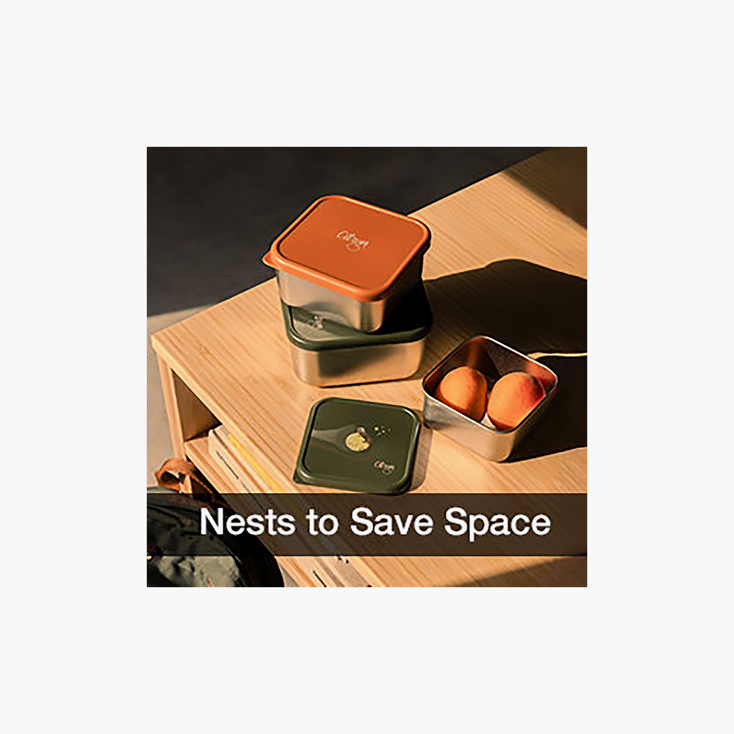 طقم صناديق غداء سيترون بينتو 3 قطع 1200 مل تصميم حورية البحر-school-lunchessentials-lunchboxes-image-6