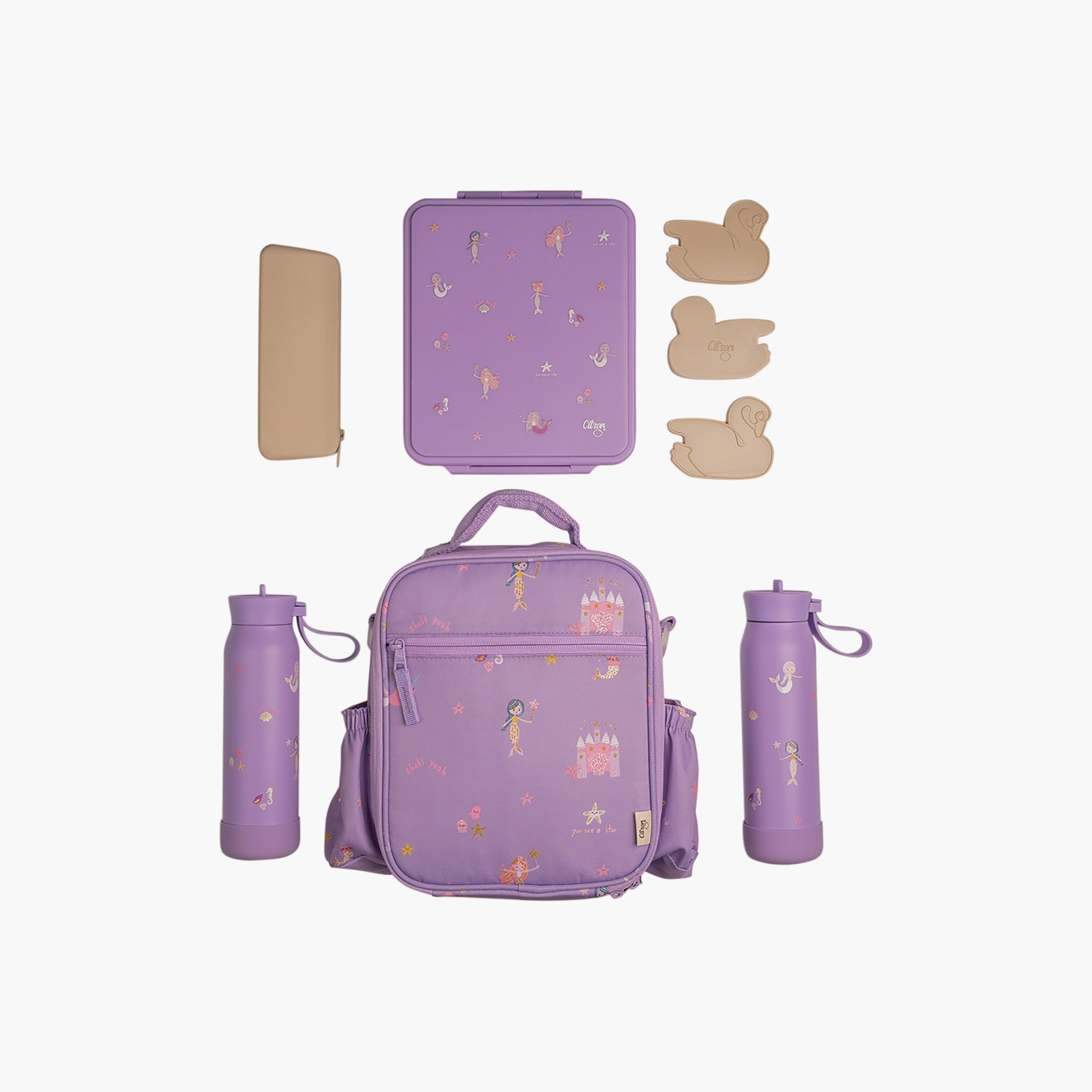 حقيبة غداء سيترون - حورية البحر - 1 قسم-school-lunchessentials-lunchbags-image-6