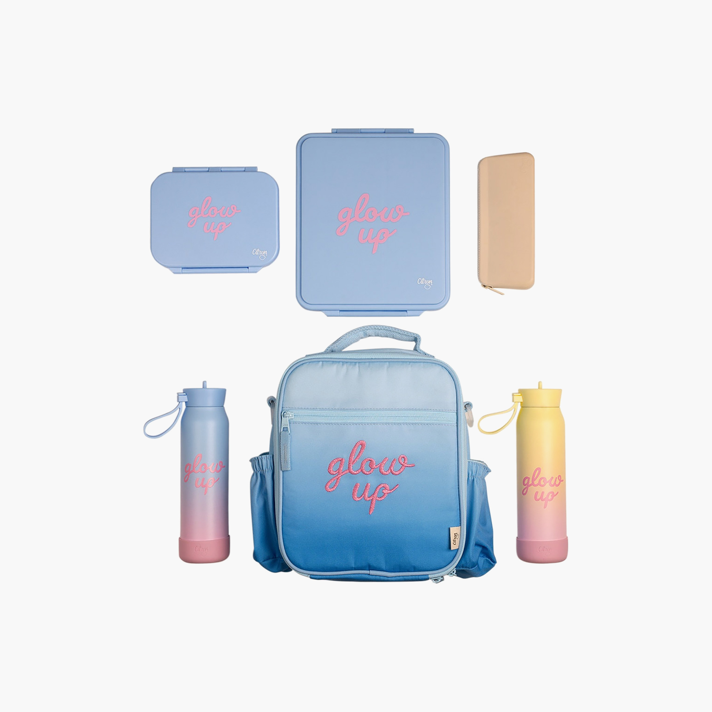 Citron-Lunch Bag-Glow Up-1 Cmprt-school-lunchessentials-lunchbags-image-6