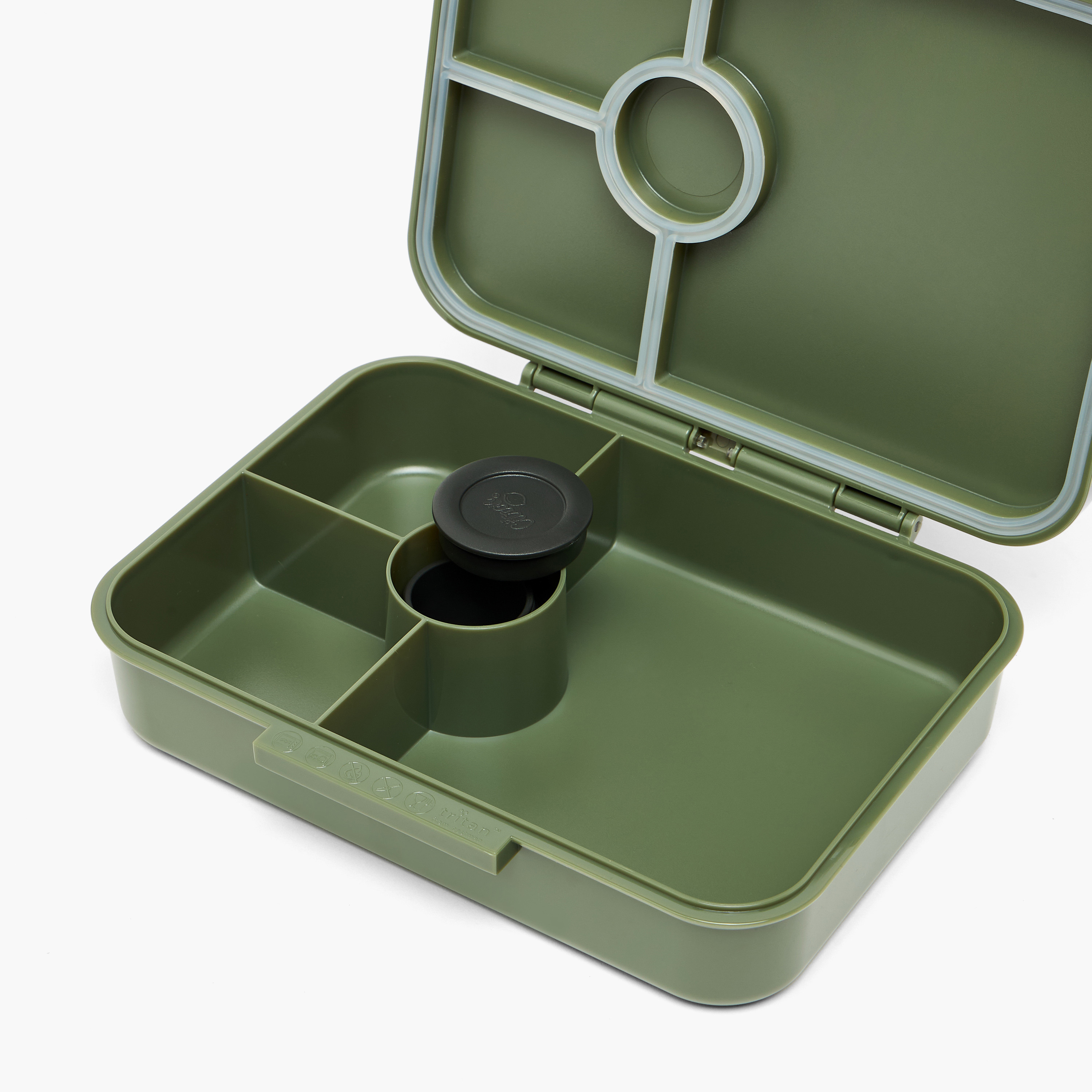 Citron Solid Bento Lunch Box for Kids with 4 Compartments - 700 ml-school-lunchessentials-lunchboxes-image-8