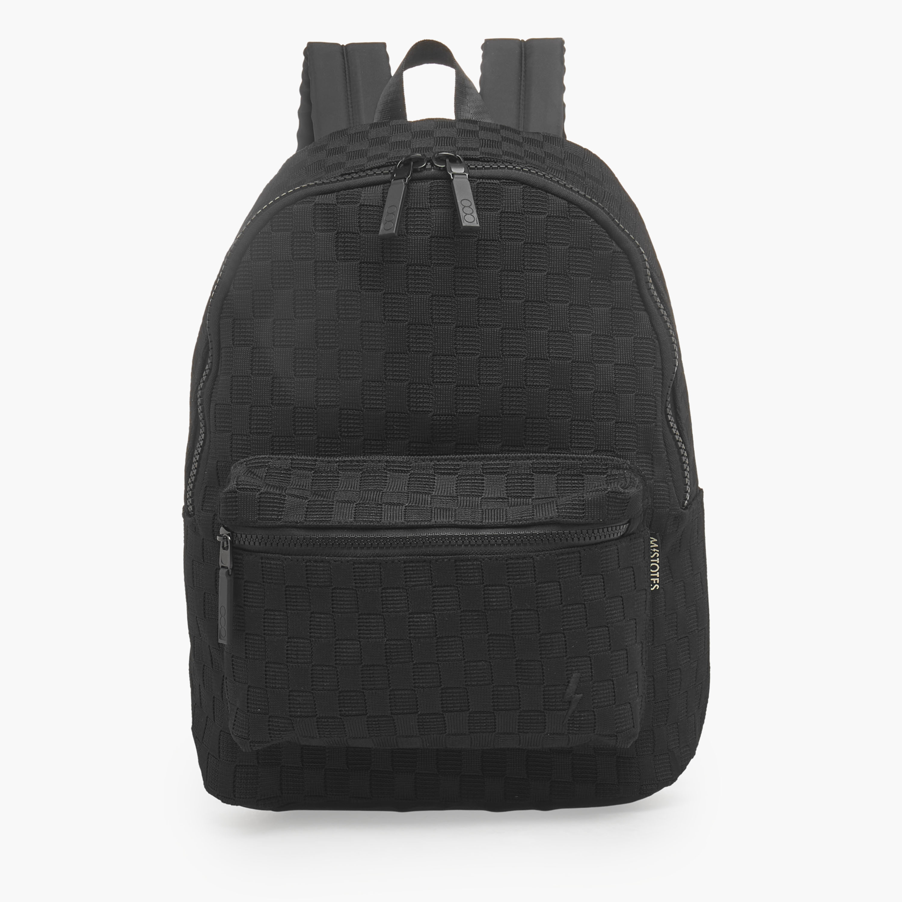 Mistotes Checked Printed Backpack with Adjustable Shoulder Straps-women-bagsandwallets-backpacks-image-1