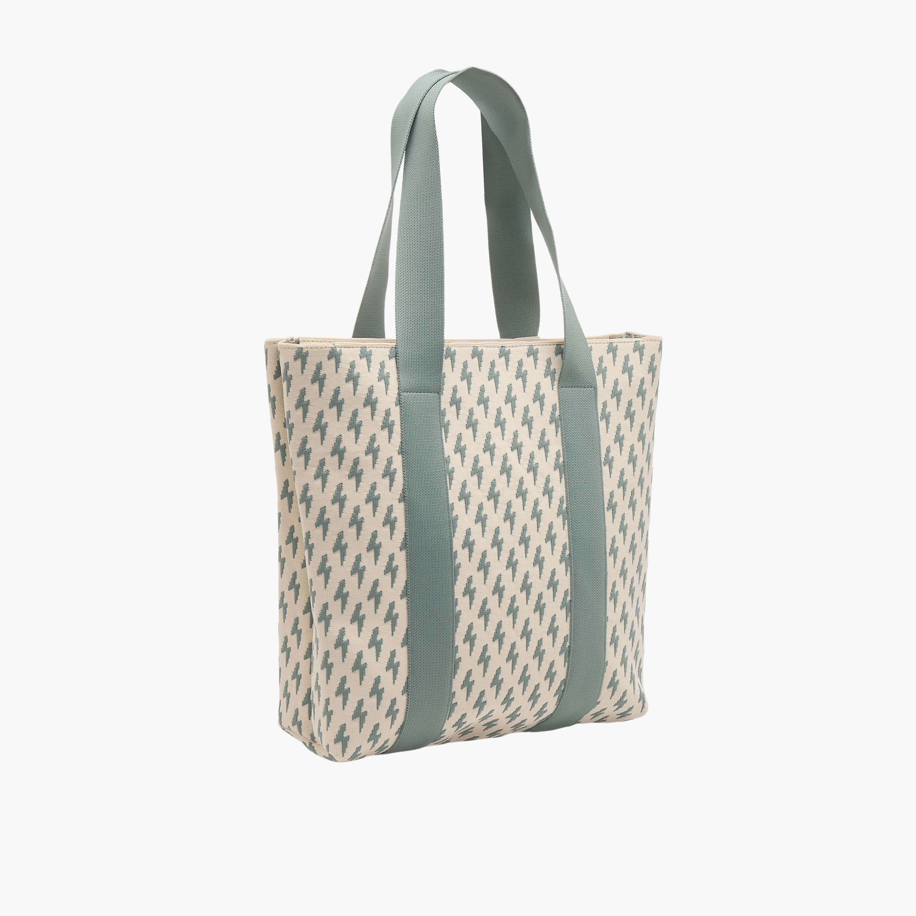 شنطة توت بطبعات مونوجرام وسحاب إغلاق من ميستوتس-women-bagsandwallets-handbags-image-4