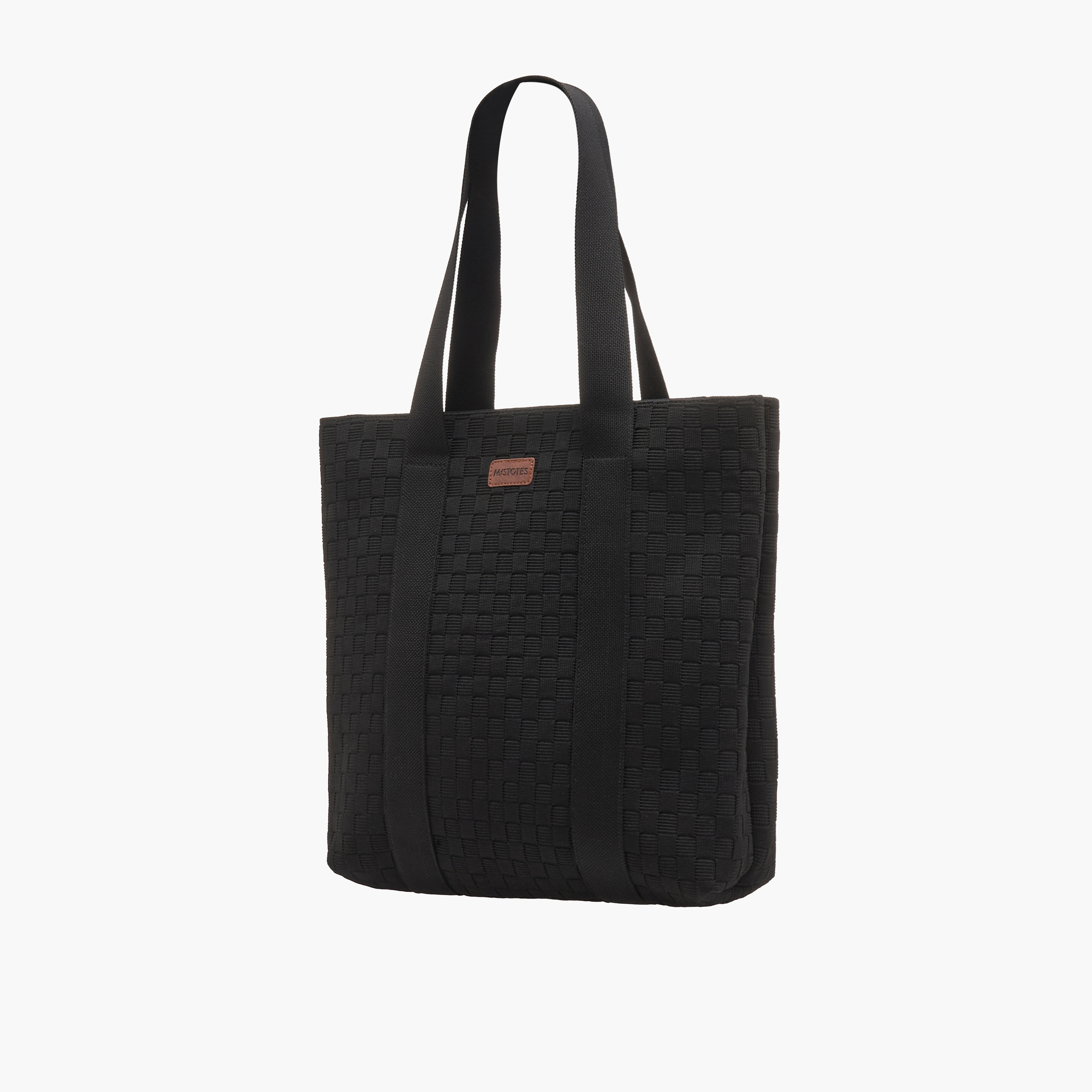 Mistotes Textured Tote Bag with Pouch-women-bagsandwallets-handbags-image-2