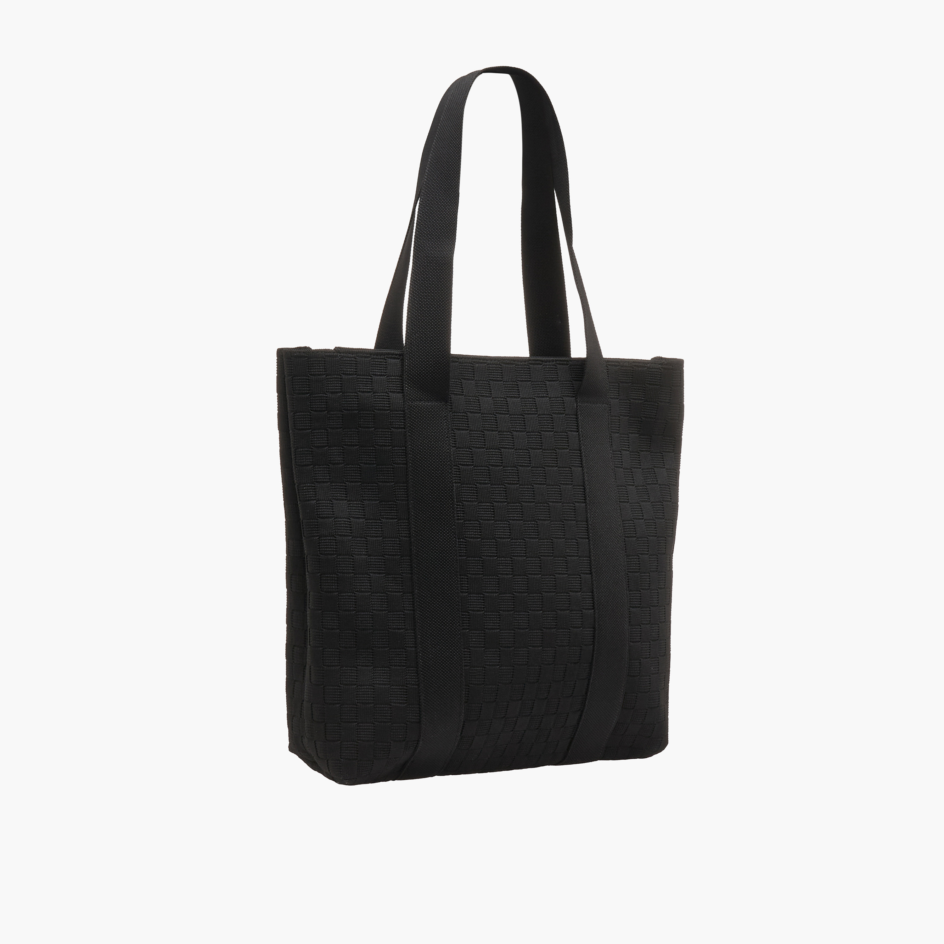 Mistotes Textured Tote Bag with Pouch-women-bagsandwallets-handbags-image-3