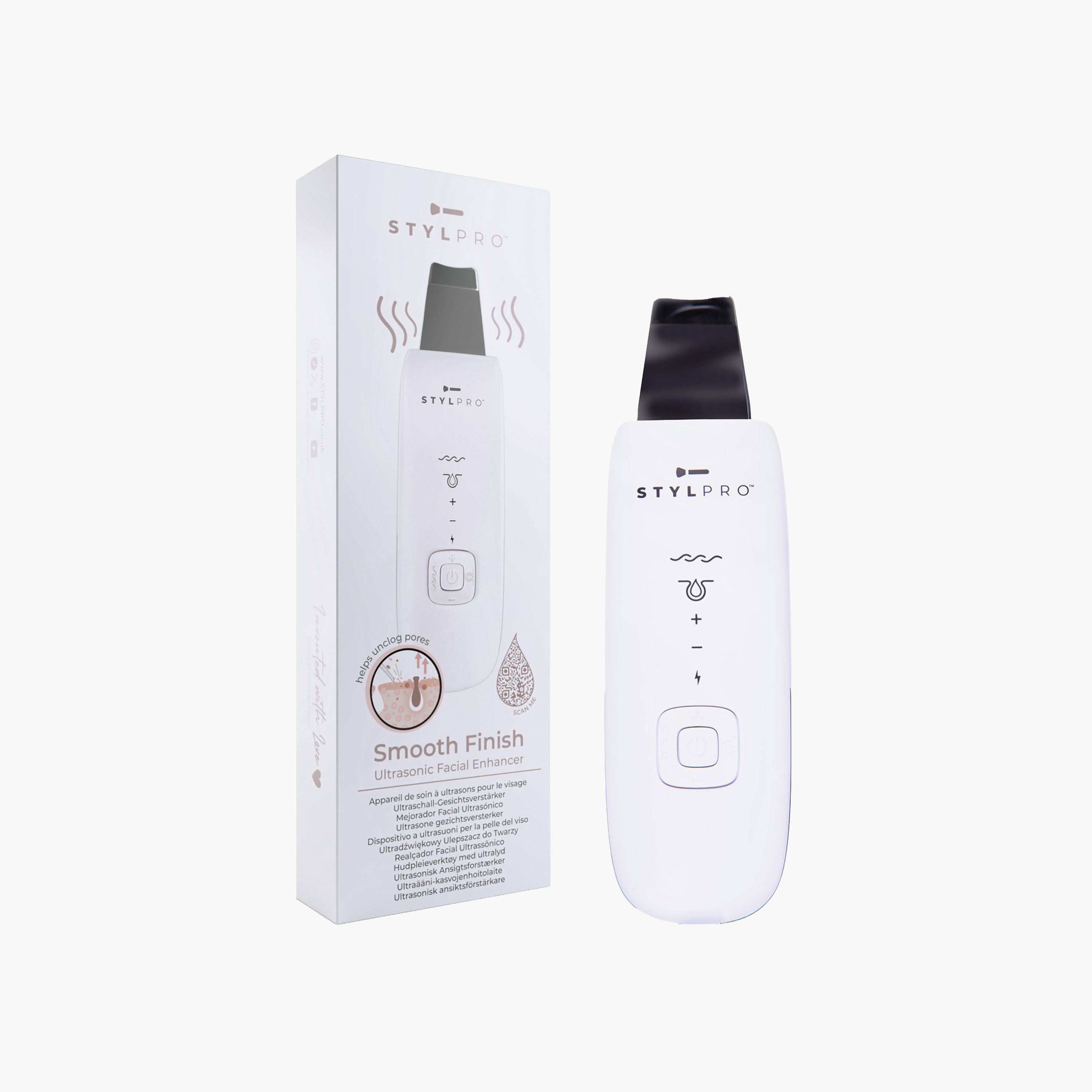 Stylpro Ultrasonic Facial Skin Enhancer-beautyandpersonalcare-appliances-faceandskintools-image-1