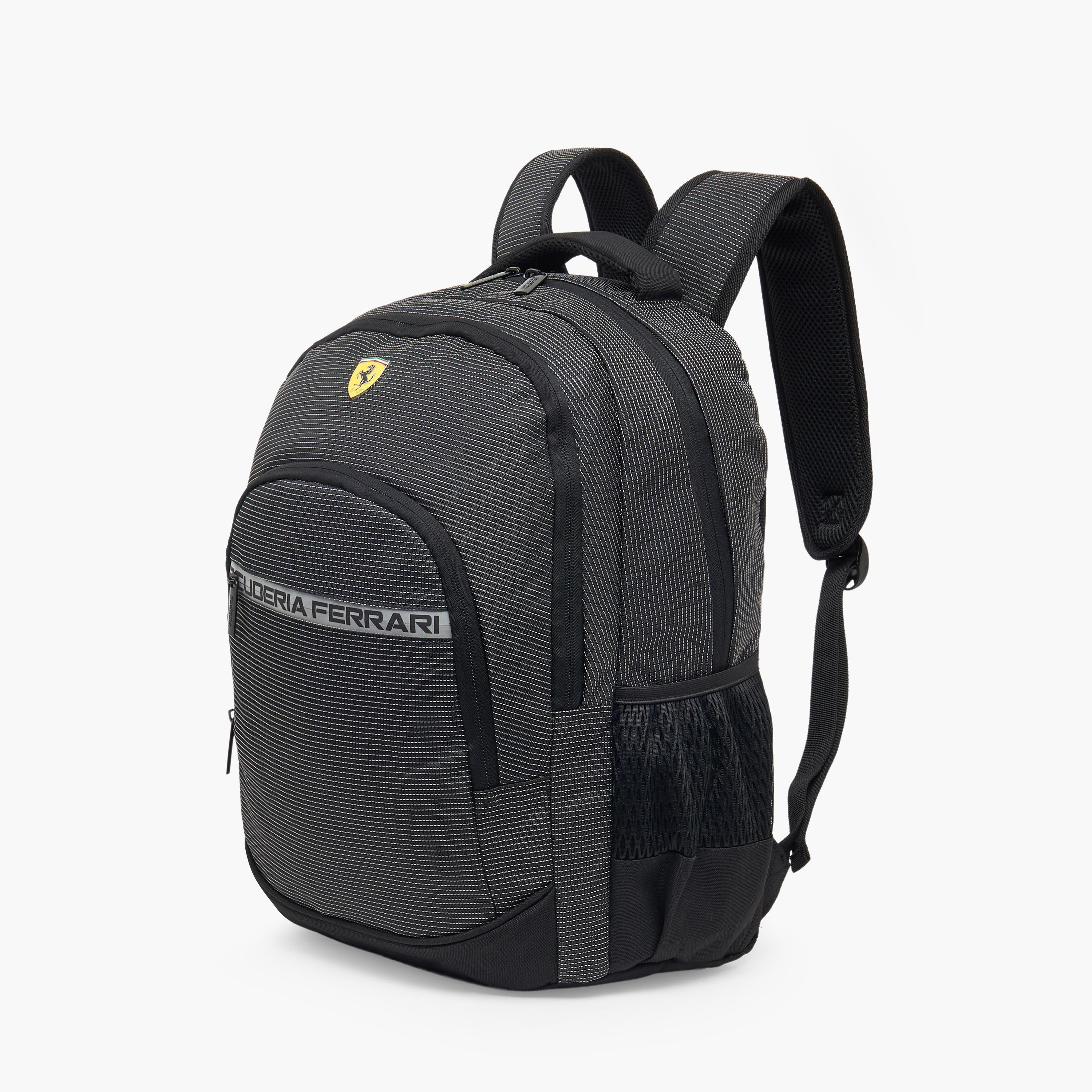 Ferrari Striped Backpack for Boys 8-13 Years with Padded Shoulder Straps - 17 inches-school-bagsandbackpacks-backpacks-image-6