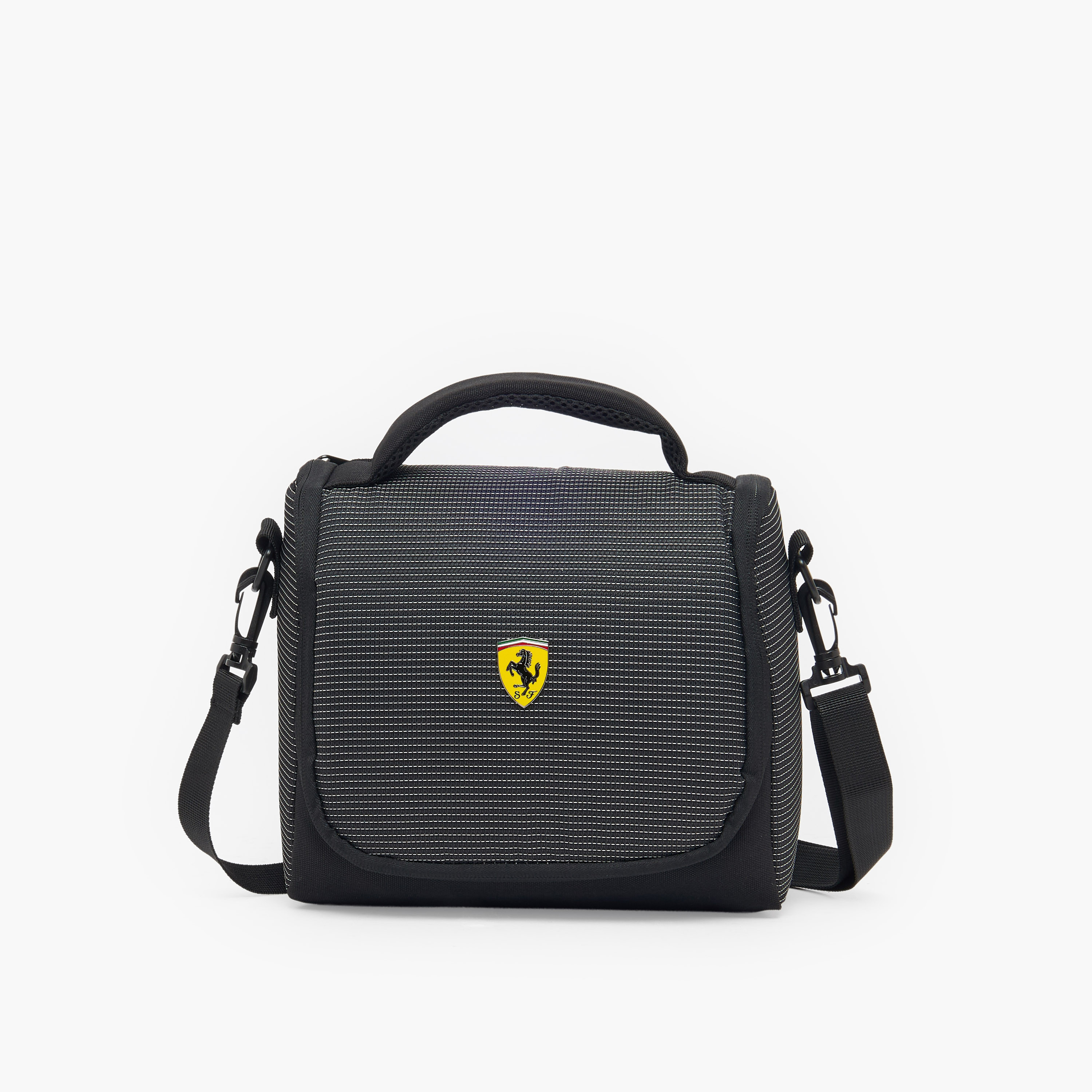 Ferrari Textured Lunch Bag for Boys 8-13 Years with Insulation-school-lunchessentials-lunchbags-image-1