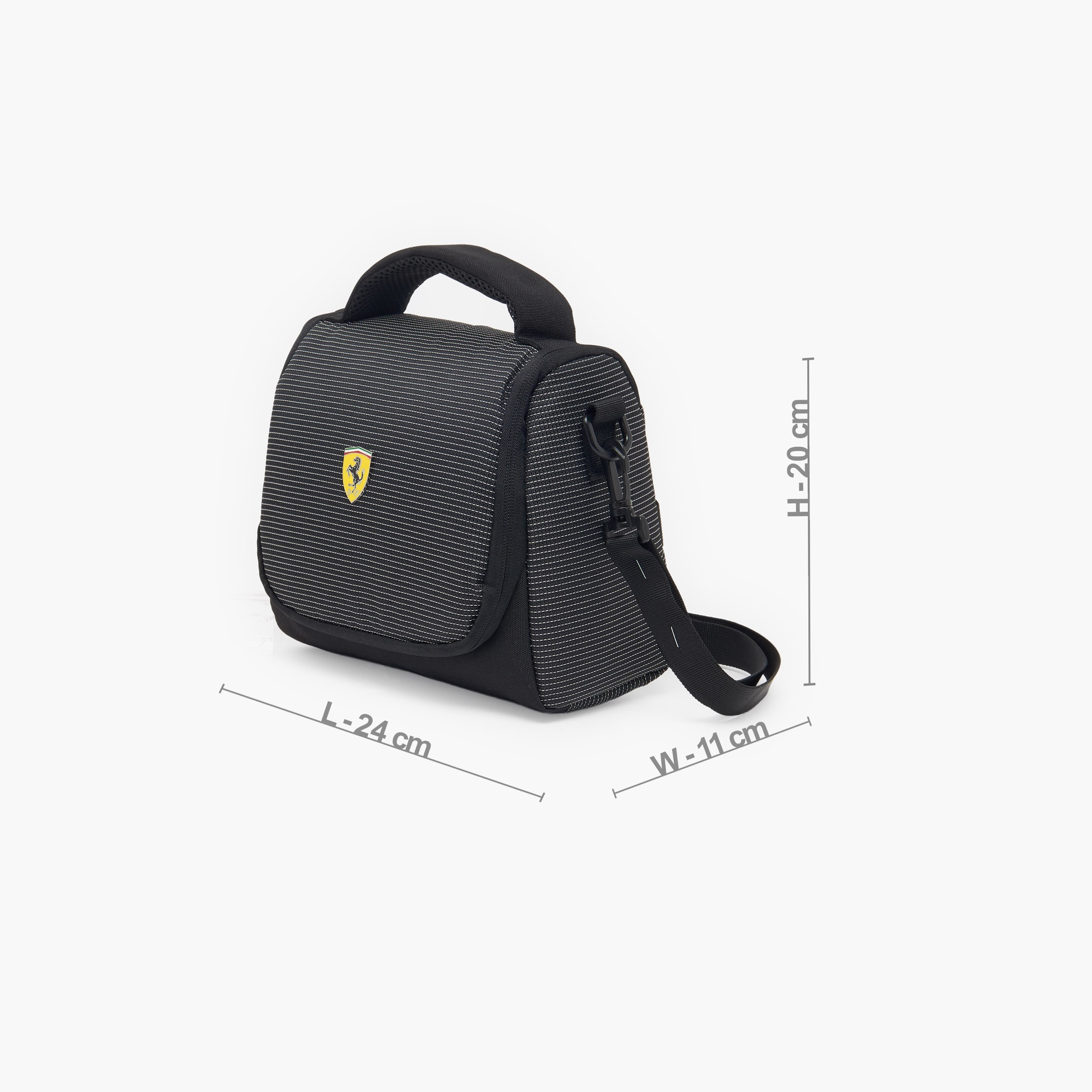 Ferrari Textured Lunch Bag for Boys 8-13 Years with Insulation-school-lunchessentials-lunchbags-image-10
