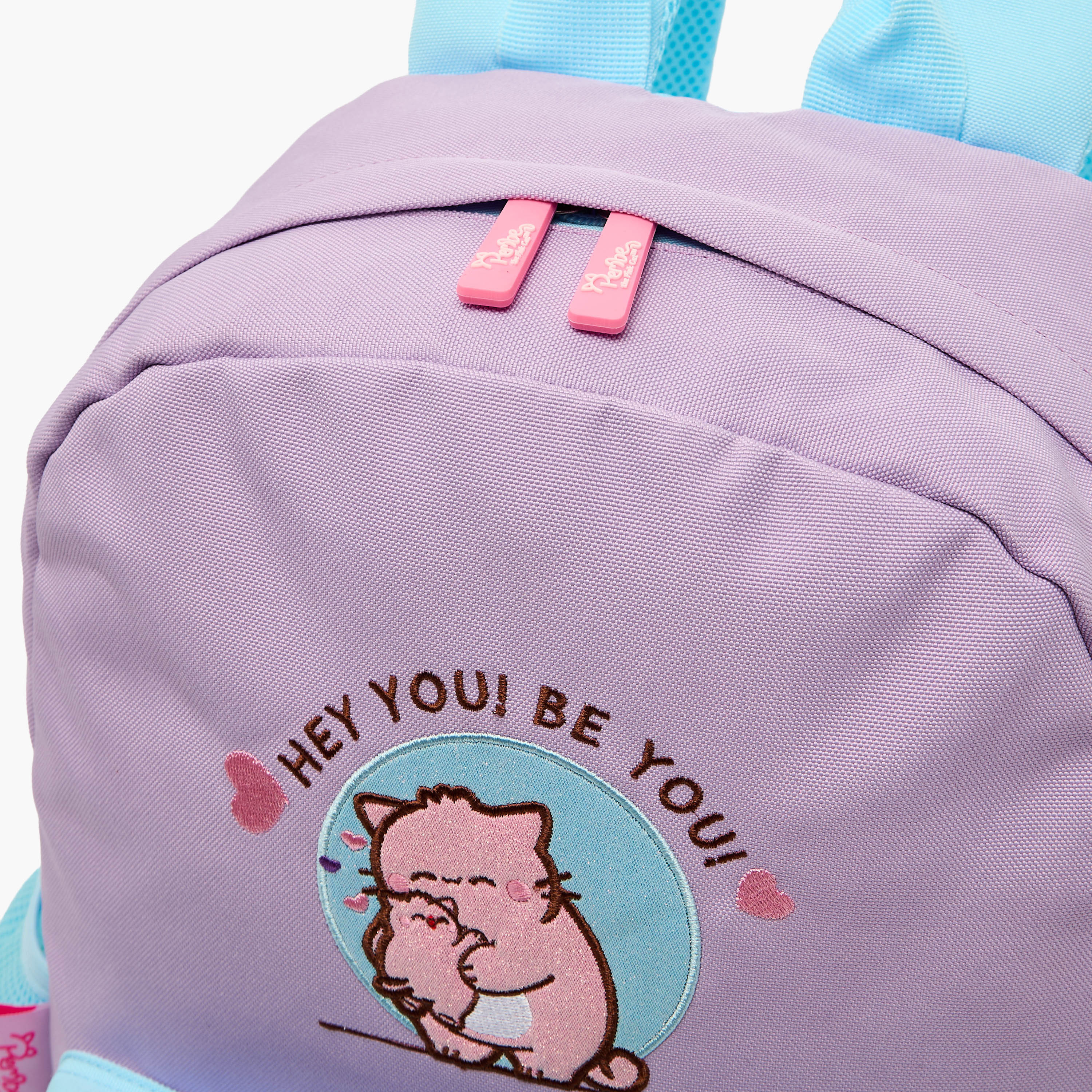 Pembe Embroidered Backpack for Girls 8-12 Years with Padded Straps - 17 inches-school-bagsandbackpacks-backpacks-image-3