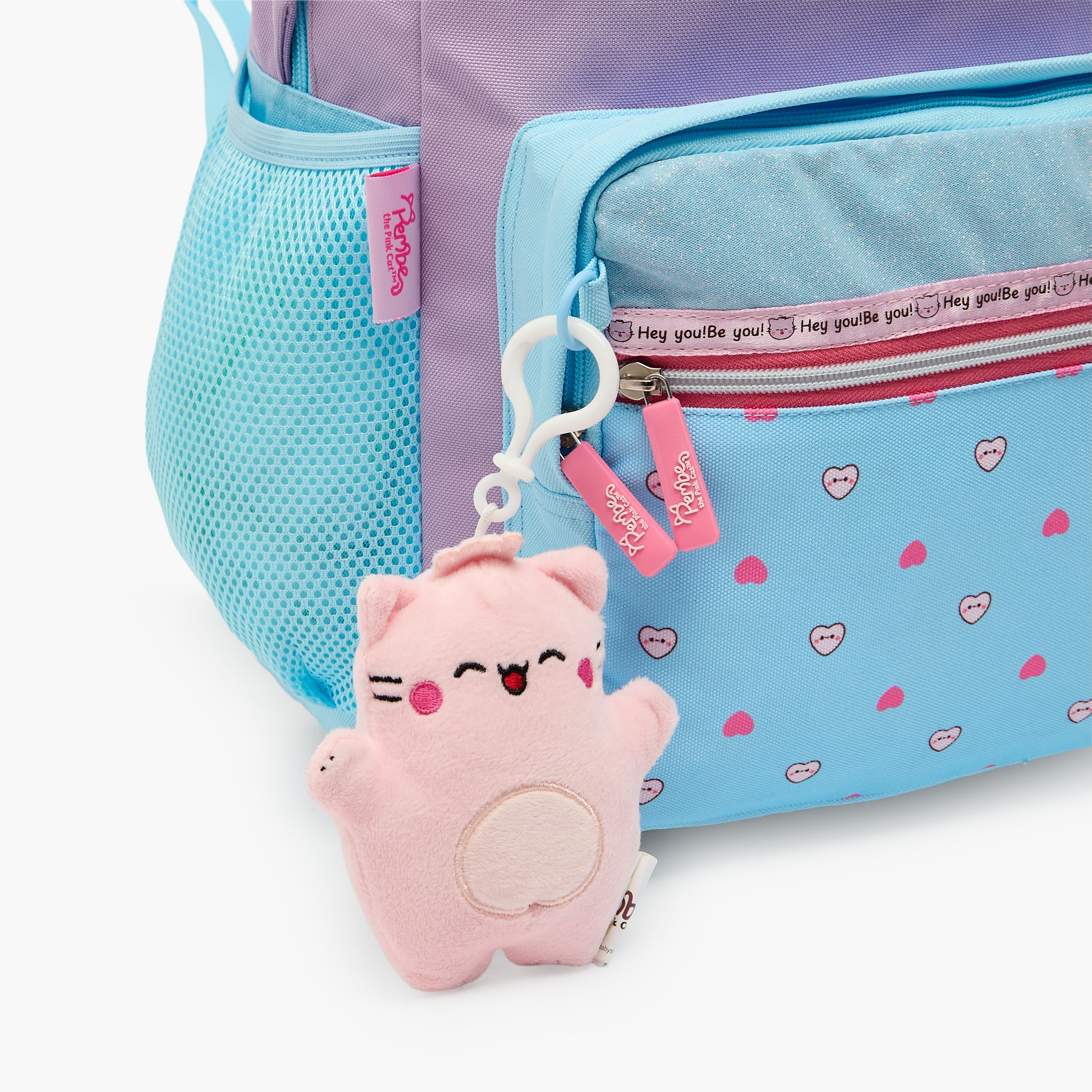Pembe Embroidered Backpack for Girls 8-12 Years with Padded Straps - 17 inches-school-bagsandbackpacks-backpacks-image-4