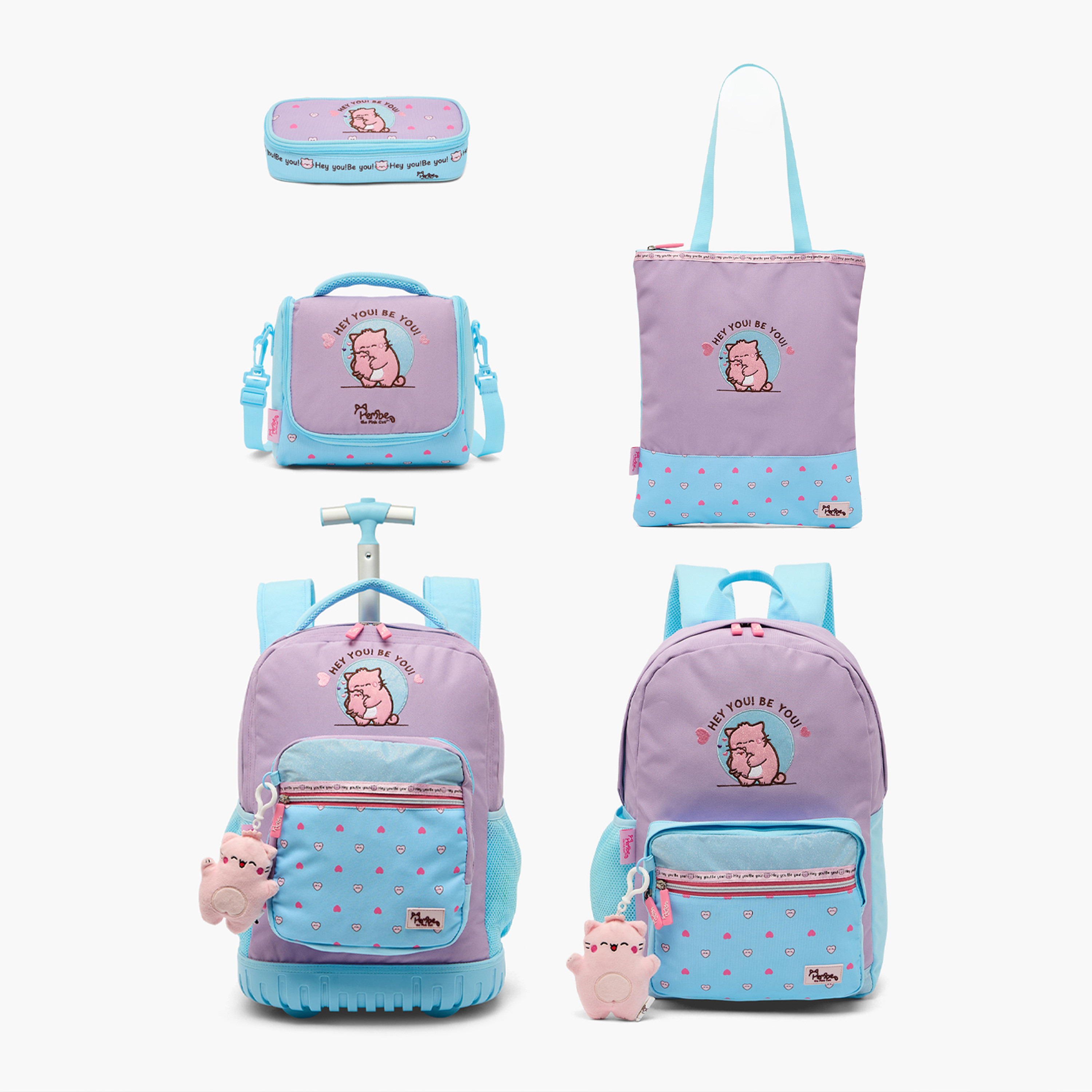 Pembe Embroidered Backpack for Girls 8-12 Years with Padded Straps - 17 inches-school-bagsandbackpacks-backpacks-image-9
