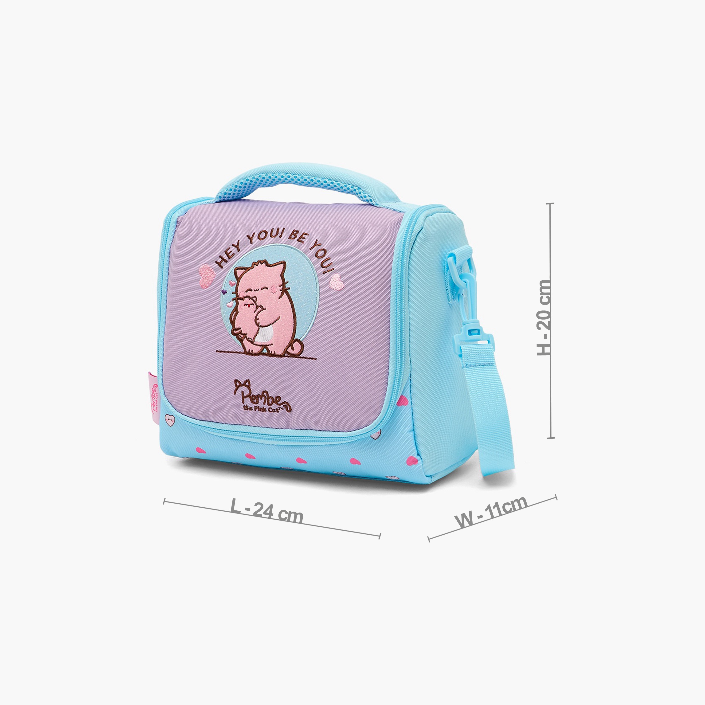 Pembe Embroidered Lunch Bag for Girls 8-13 Years with Insulation-school-lunchessentials-lunchbags-image-10