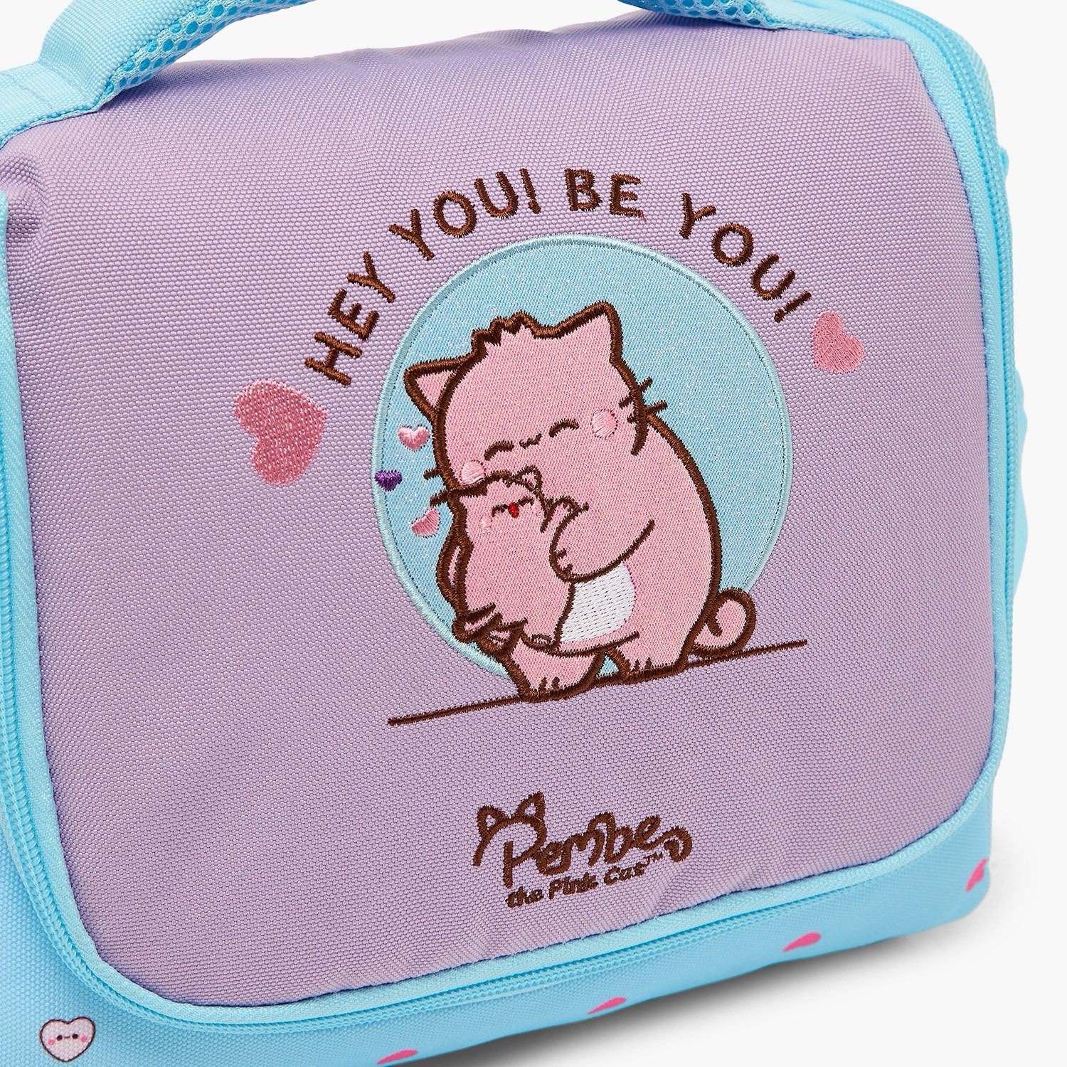 Pembe Embroidered Lunch Bag for Girls 8-13 Years with Insulation-school-lunchessentials-lunchbags-image-4