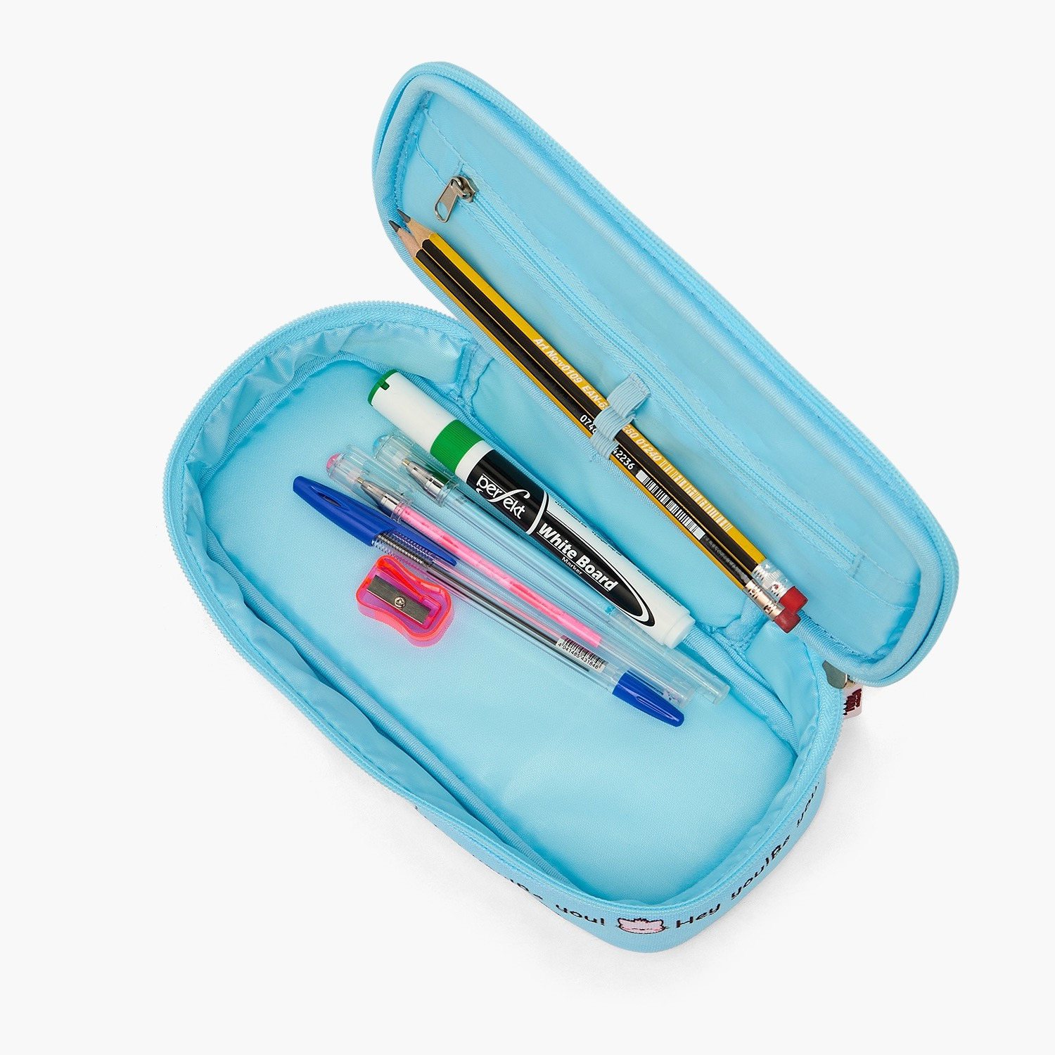 مقلمة بسحاب إغلاق وطبعات شعار من بيمي-school-stationery-pencilcases-image-8