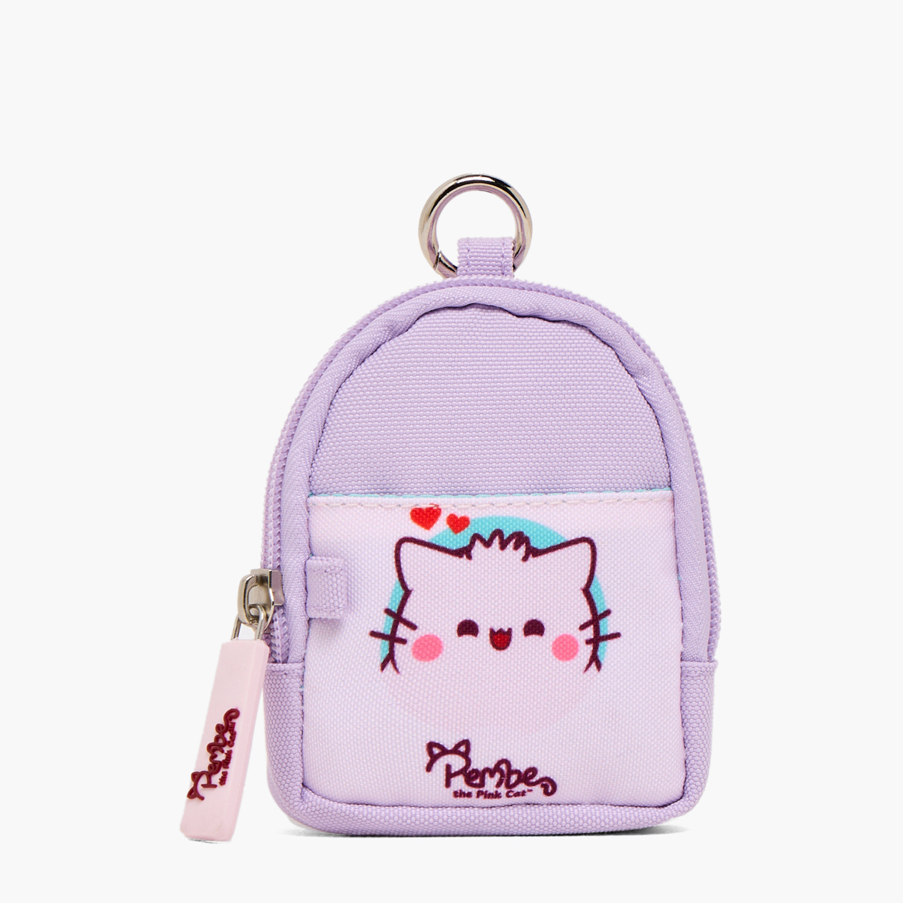 Pembe Cat Print Backpack for Girls 8-12 Years with Adjustable Straps - 17 inches-school-bagsandbackpacks-backpacks-image-9