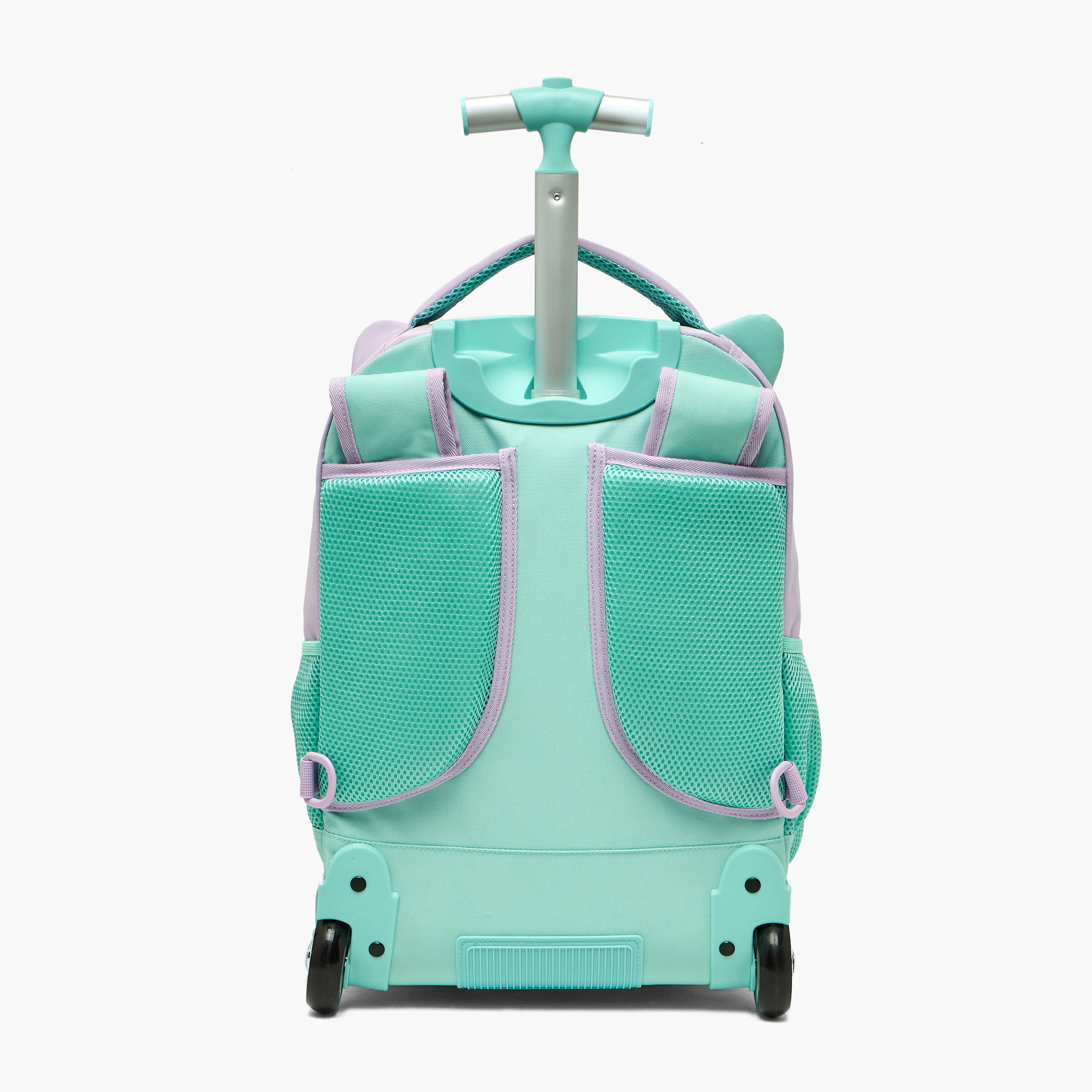 Pembe Embroidered Trolley Bag for Girls 8-12 Years Retractable Handle - 18 inches-school-bagsandbackpacks-trolleybags-image-9