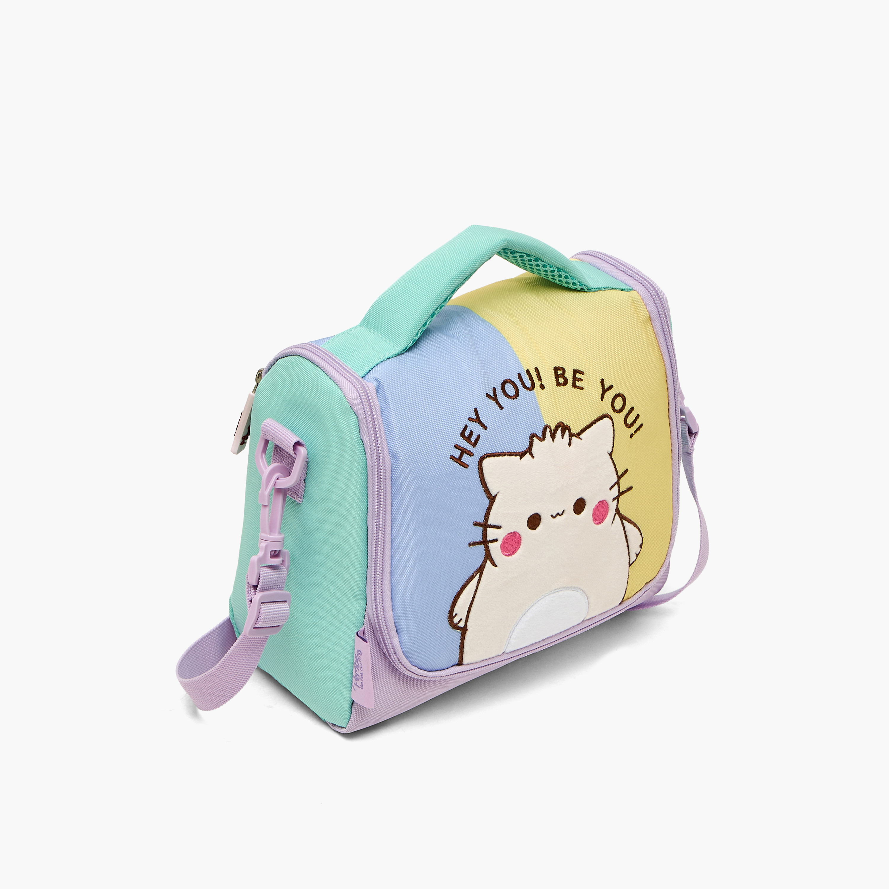 شنطة غداء مطرزة بحزام قابل للفصل للبنات بعمر 8 إلى 12 سنة من بيمبي-school-lunchessentials-lunchbags-image-2
