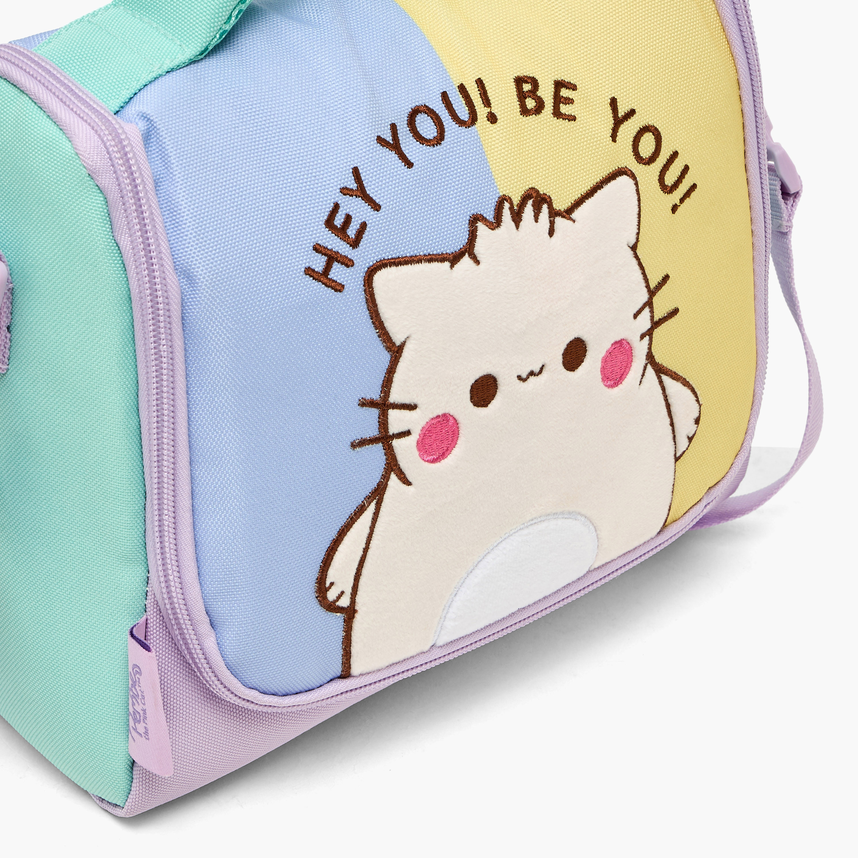 شنطة غداء مطرزة بحزام قابل للفصل للبنات بعمر 8 إلى 12 سنة من بيمبي-school-lunchessentials-lunchbags-image-3