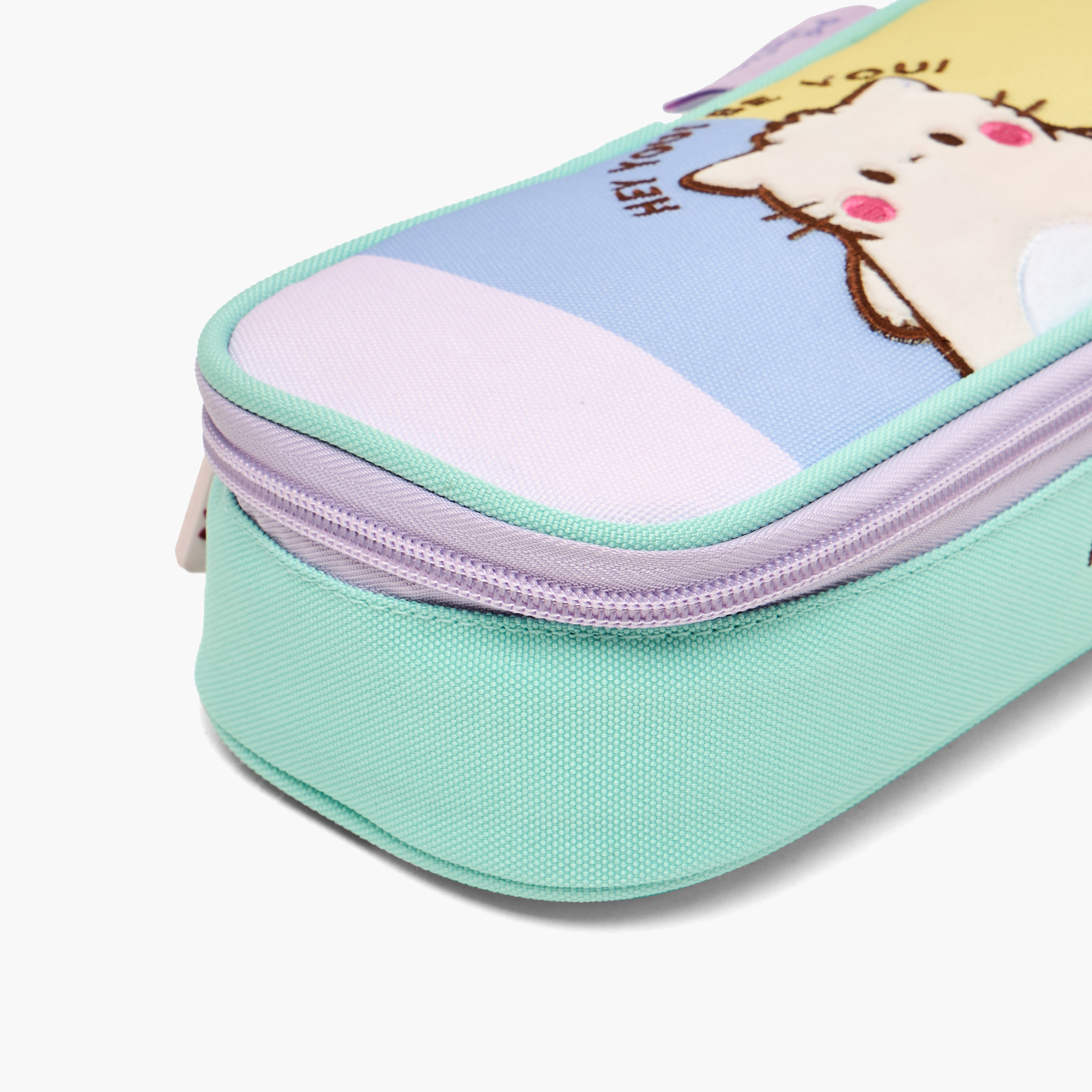 Pembe Embroidered Pencil Pouch with Zip Closure-school-stationery-pencilcases-image-5