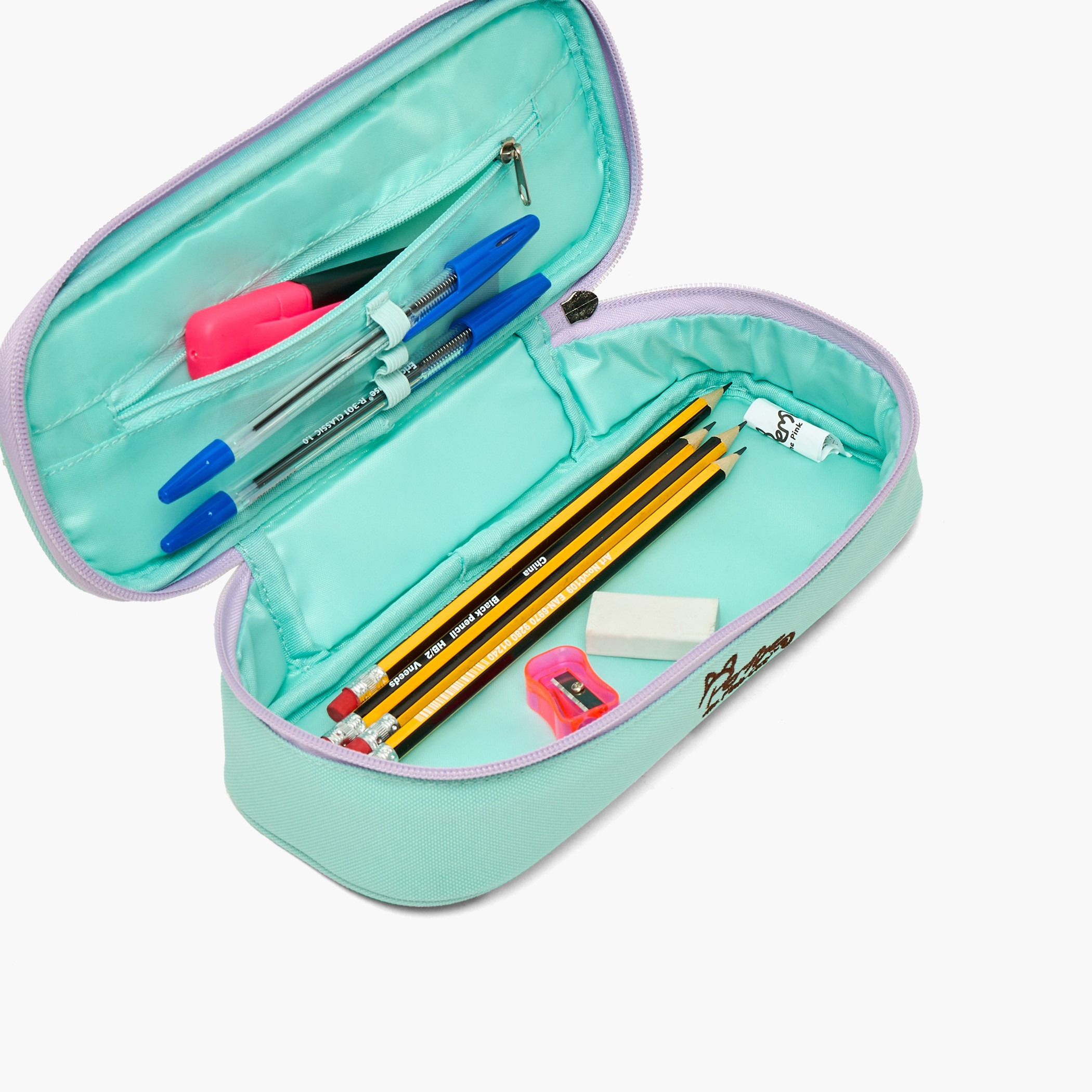 مقلمة مطرزة بسحاب إغلاق من بيمبي-school-stationery-pencilcases-image-8