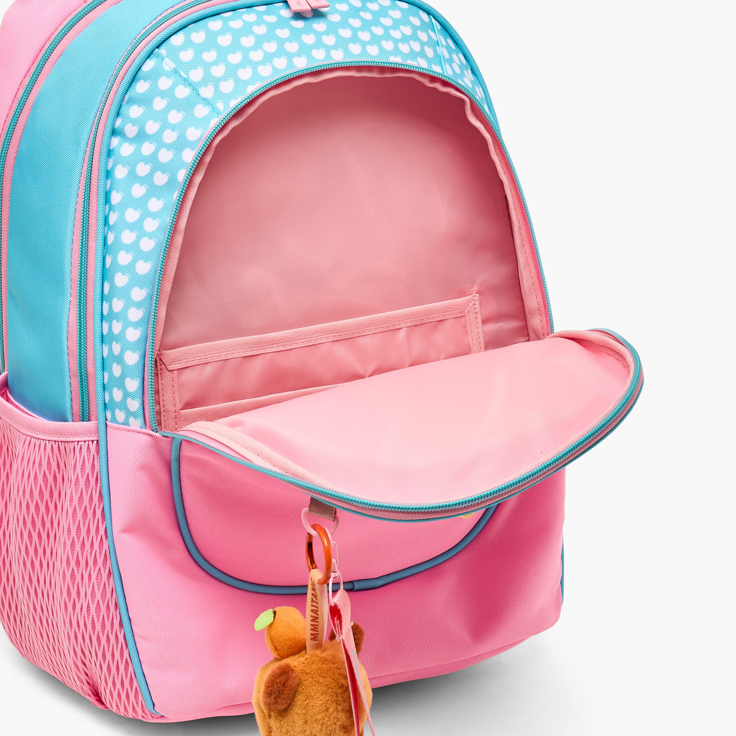 Milk Candy Logo Applique Backpack for Girls 8-12 Years with Padded Straps-school-bagsandbackpacks-backpacks-image-7