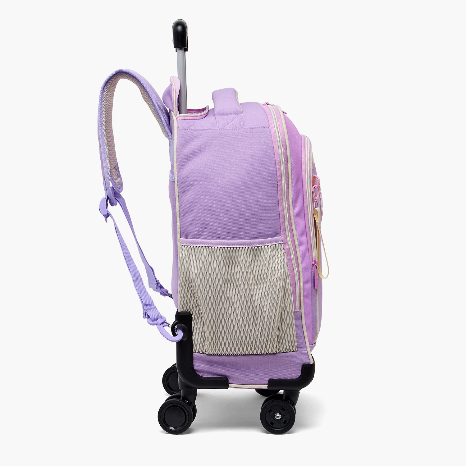 Milk Candy Printed Trolley Bag for Girls 8-12 Years Retractable Handle - 18 inches-school-bagsandbackpacks-trolleybags-image-11