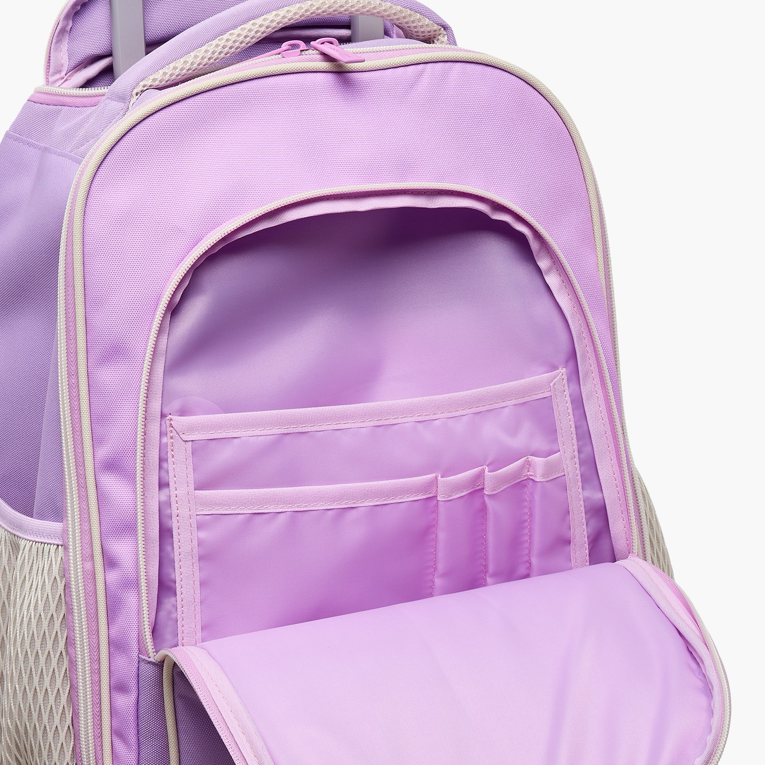 Milk Candy Printed Trolley Bag for Girls 8-12 Years Retractable Handle - 18 inches-school-bagsandbackpacks-trolleybags-image-6
