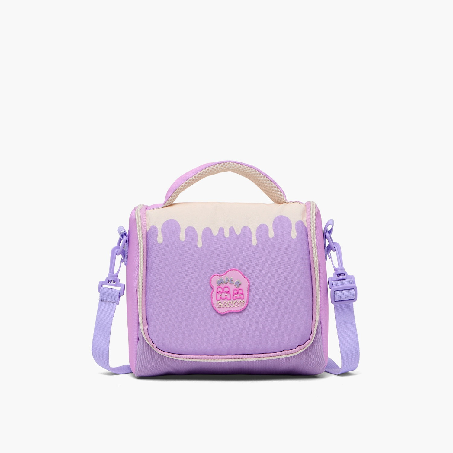Milk Candy Applique Lunch Bag for Girls 8-12 Years with Insulation-school-lunchessentials-lunchbags-image-1