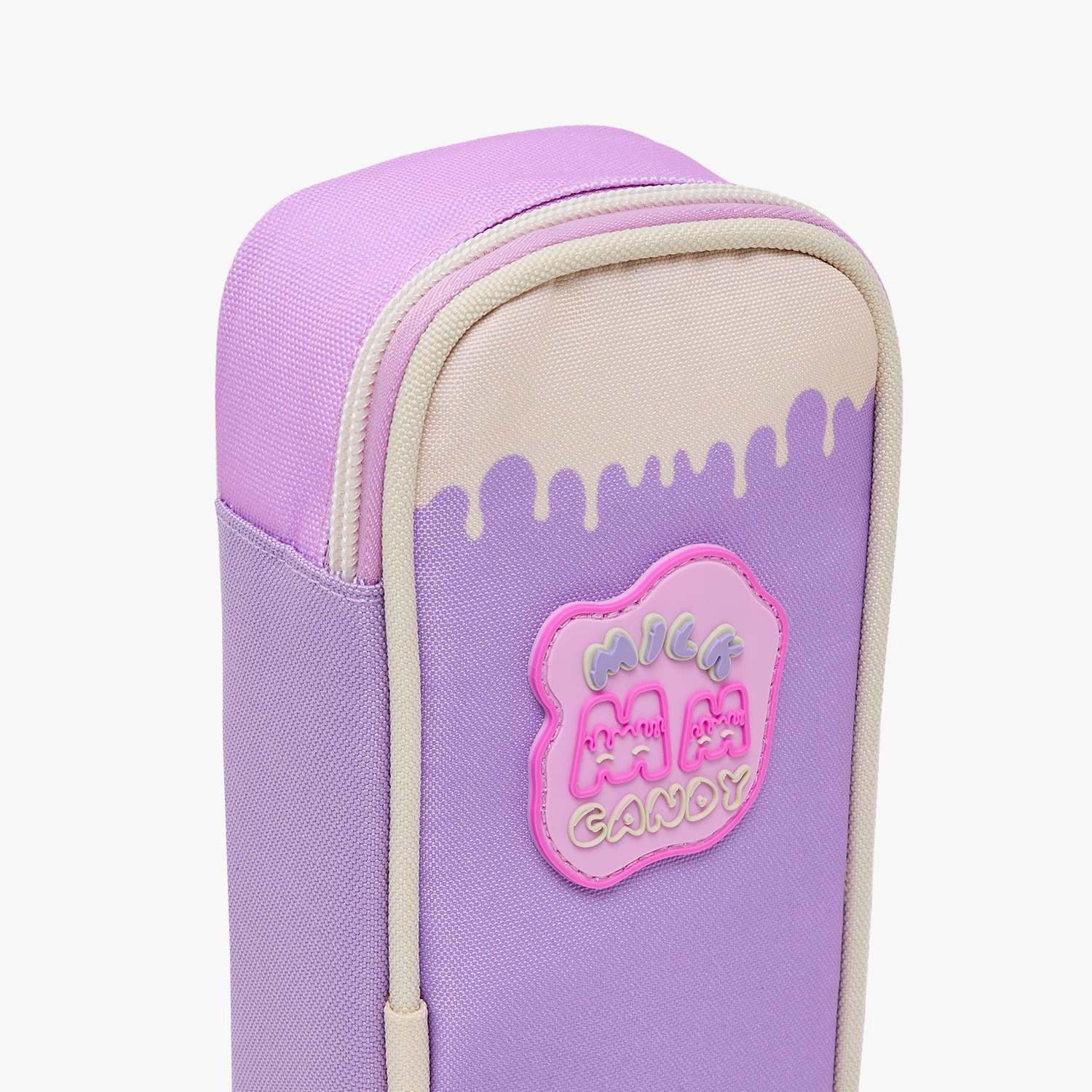 مقلمة بسحاب إغلاق وطبعات من ميلك كاندي-school-stationery-pencilcases-image-6
