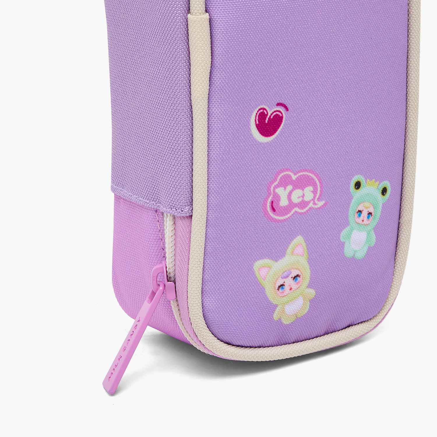 مقلمة بسحاب إغلاق وطبعات من ميلك كاندي-school-stationery-pencilcases-image-7