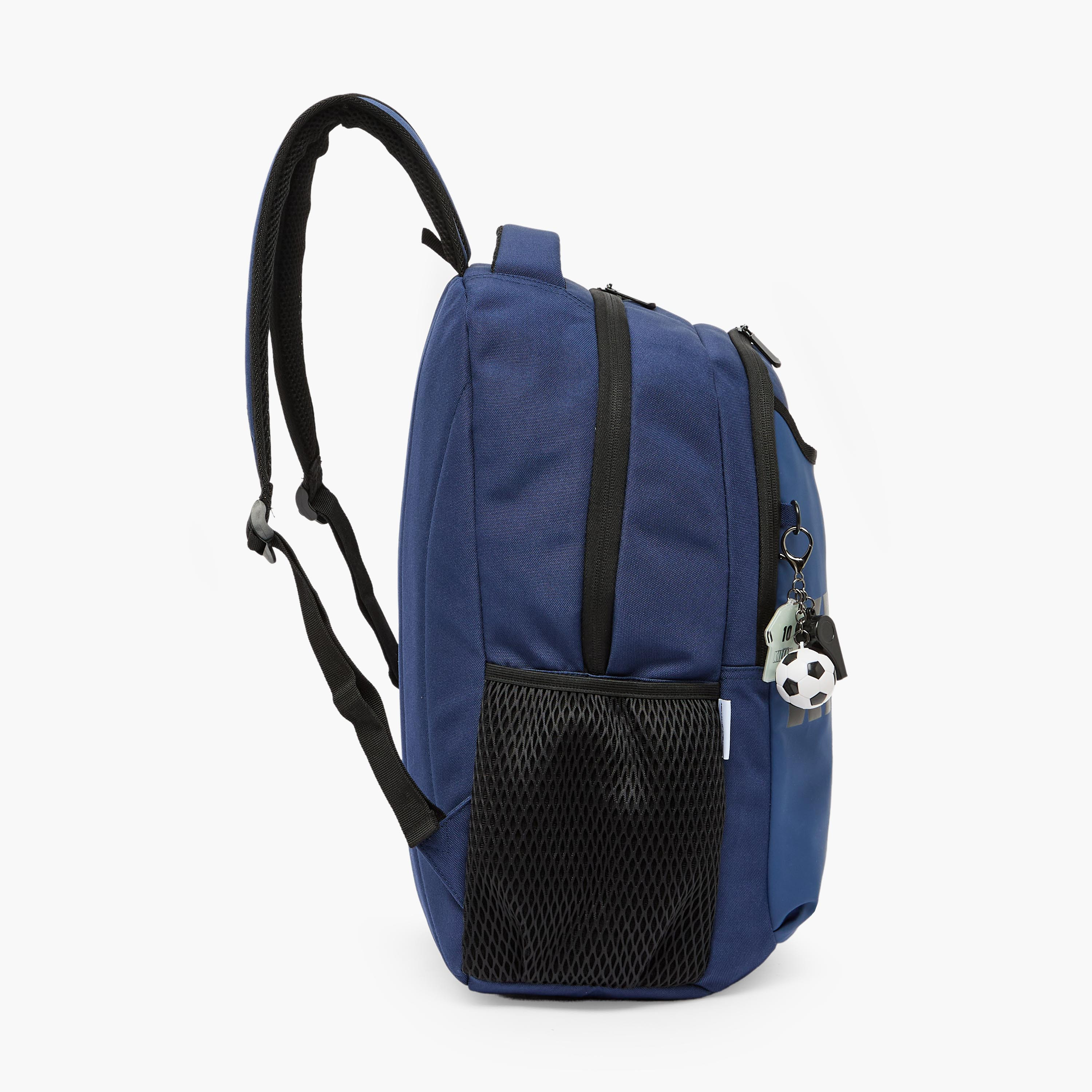 شنطة مدرسية بطبعات مبابي وحمالات قابلة للتعديل للأولاد 8-13 سنوات - 17 بوصة-school-bagsandbackpacks-backpacks-image-4