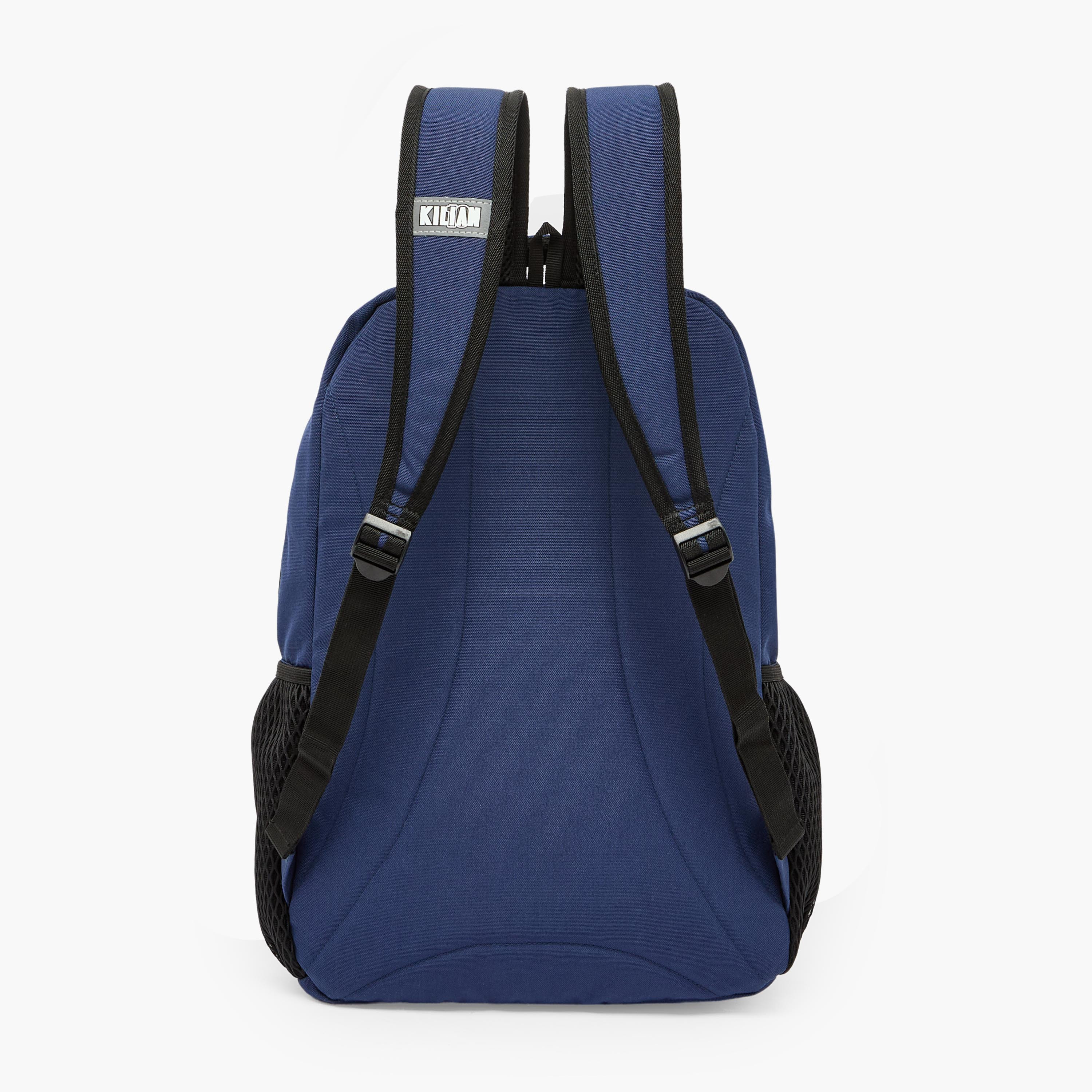 شنطة مدرسية بطبعات مبابي وحمالات قابلة للتعديل للأولاد 8-13 سنوات - 17 بوصة-school-bagsandbackpacks-backpacks-image-5