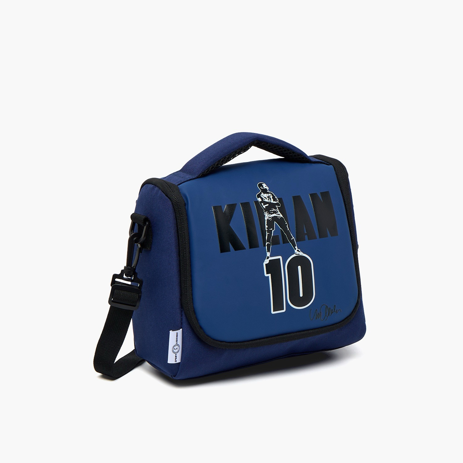 Celebrity Icons Kylian Mbappe Print Lunch Bag for Boys 8-12 Years with Detachable Strap-school-lunchessentials-lunchbags-image-3
