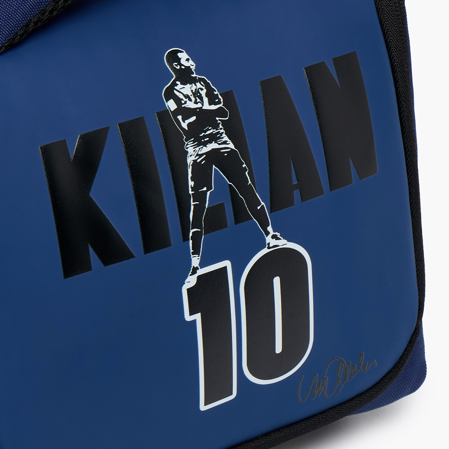 Celebrity Icons Kylian Mbappe Print Lunch Bag for Boys 8-12 Years with Detachable Strap-school-lunchessentials-lunchbags-image-4